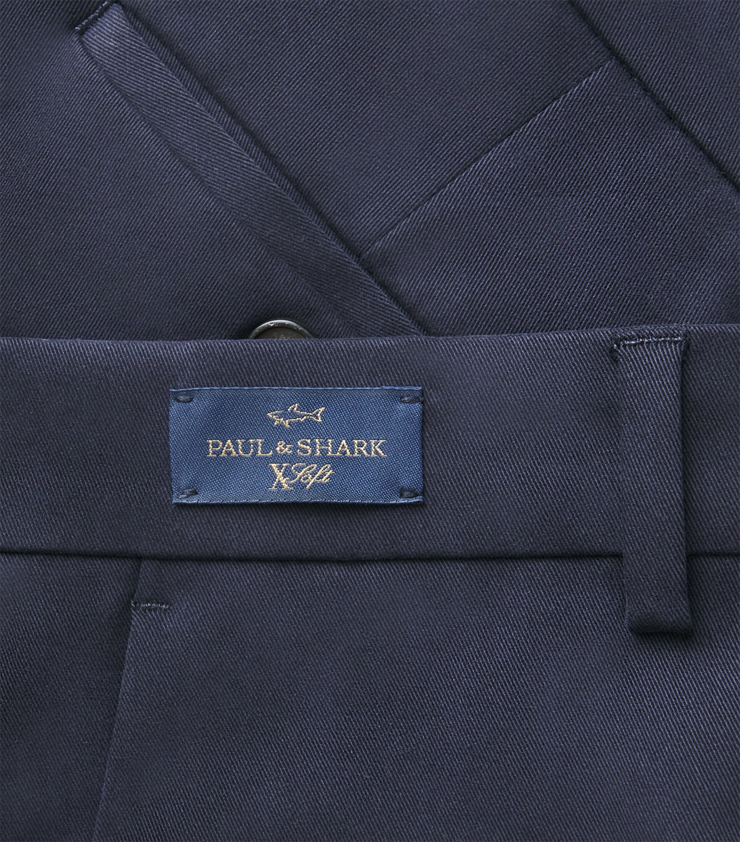Paul & Shark Mens X-Soft Straight Chinos Profondo Blu Image 6