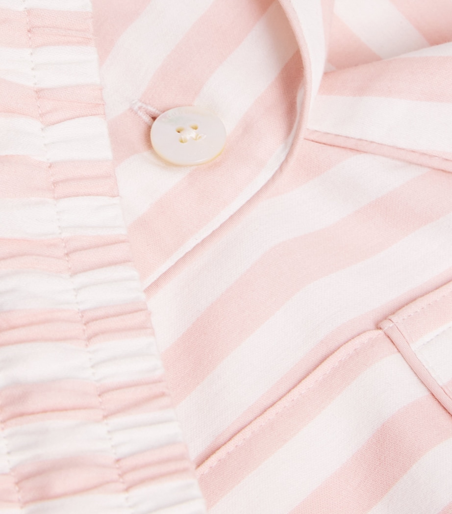 Harrods Womens Cotton Short-Sleeve Pyjama Set Pink Image 5