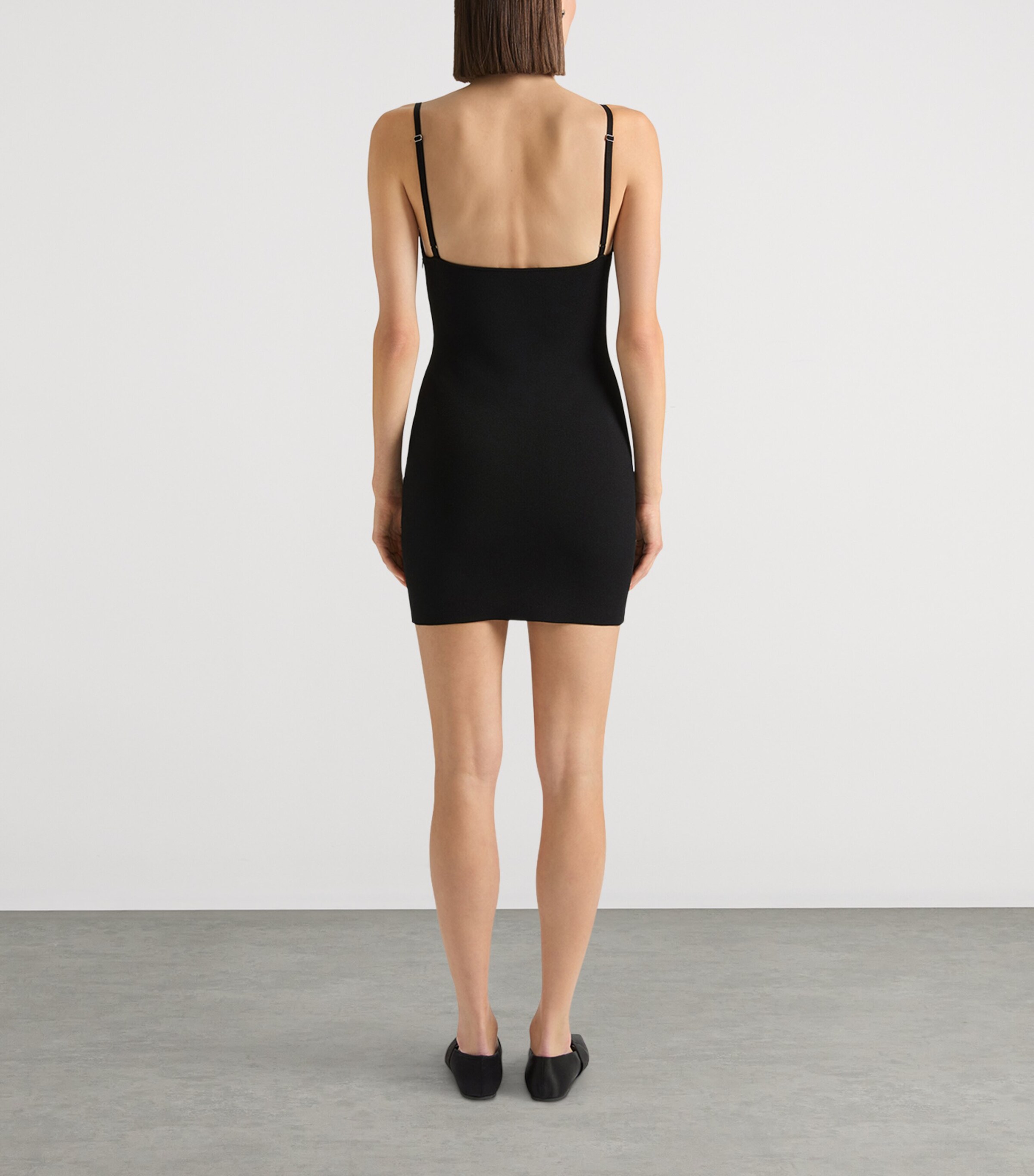Givenchy Womens Bustier Mini Dress Black Image 3