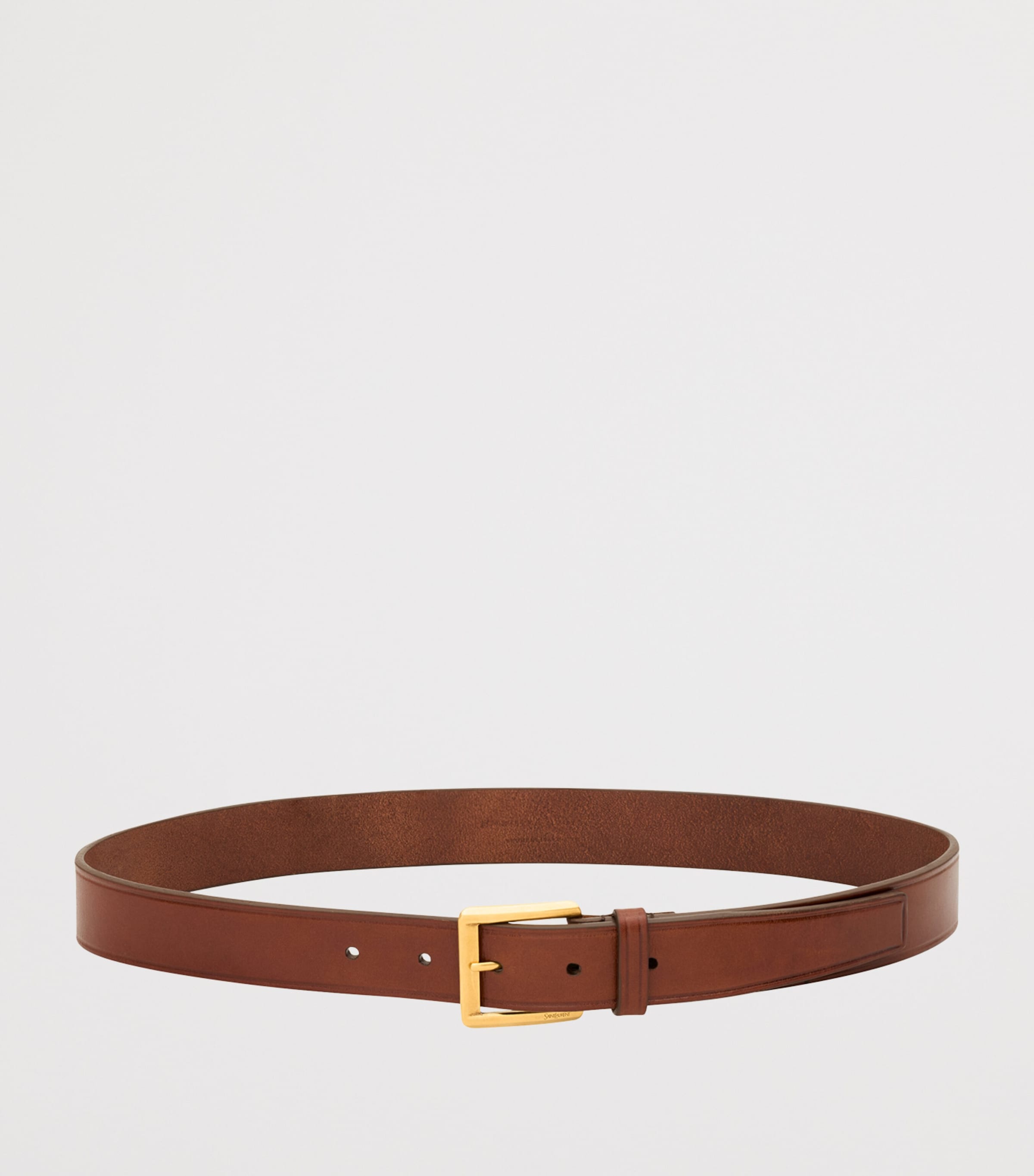 Leather Logo-Buckle Belt 2955 Image 2