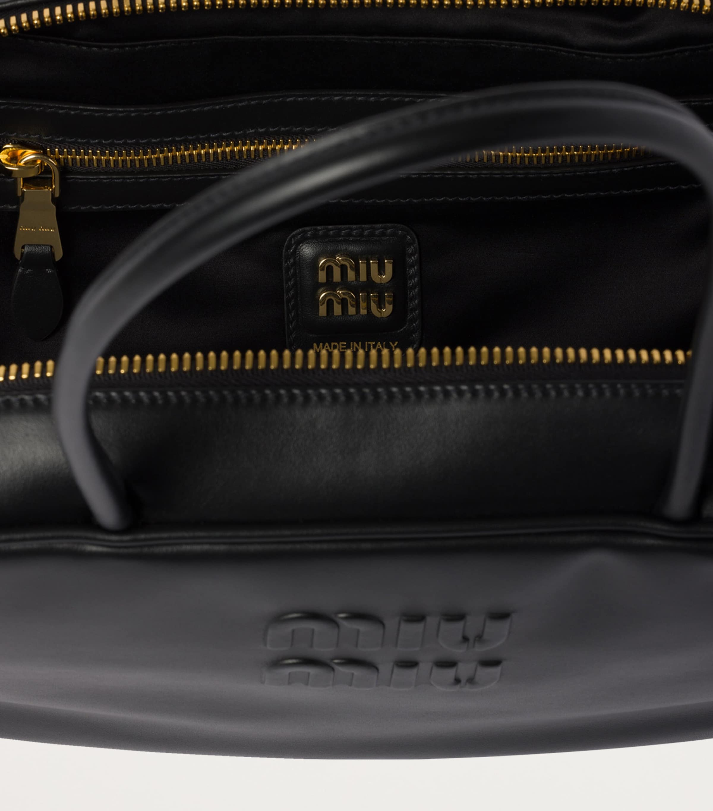 Miu Miu Leather Beau Top-Handle Bag Image 3