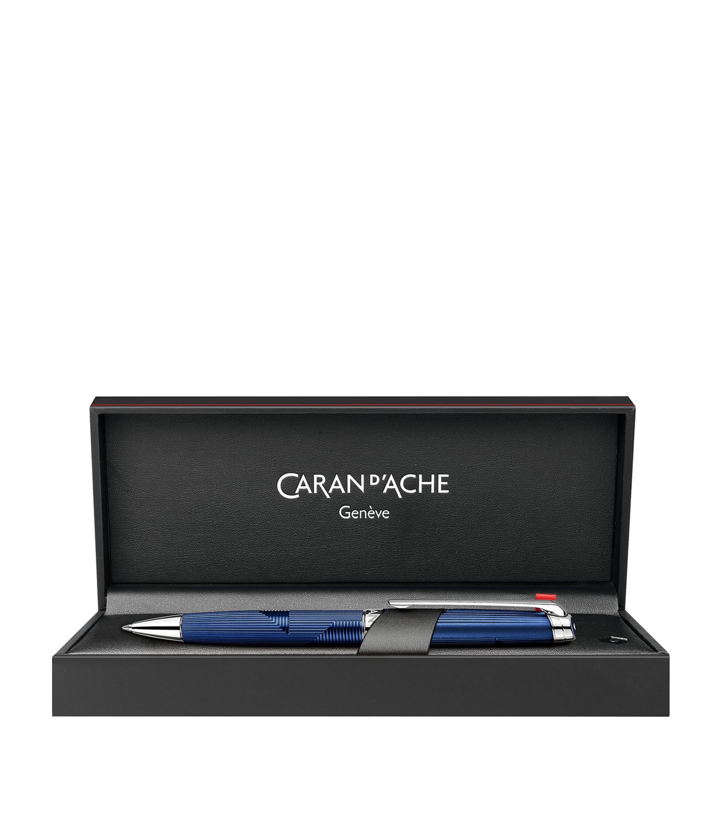 Caran d'Ache Léman Bleu Marin Ballpoint Pen Blue Image 1