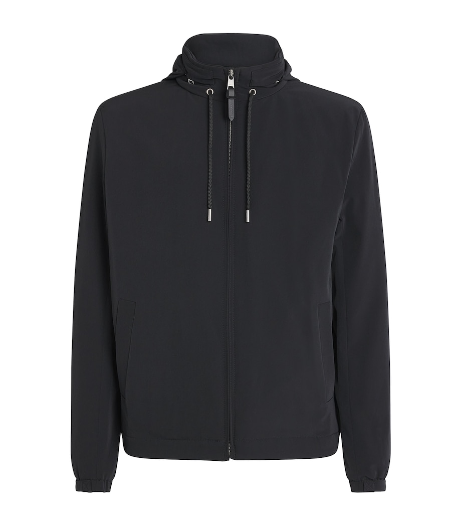 Sandro Paris Mens Padded Hooded Jacket Black Image 1