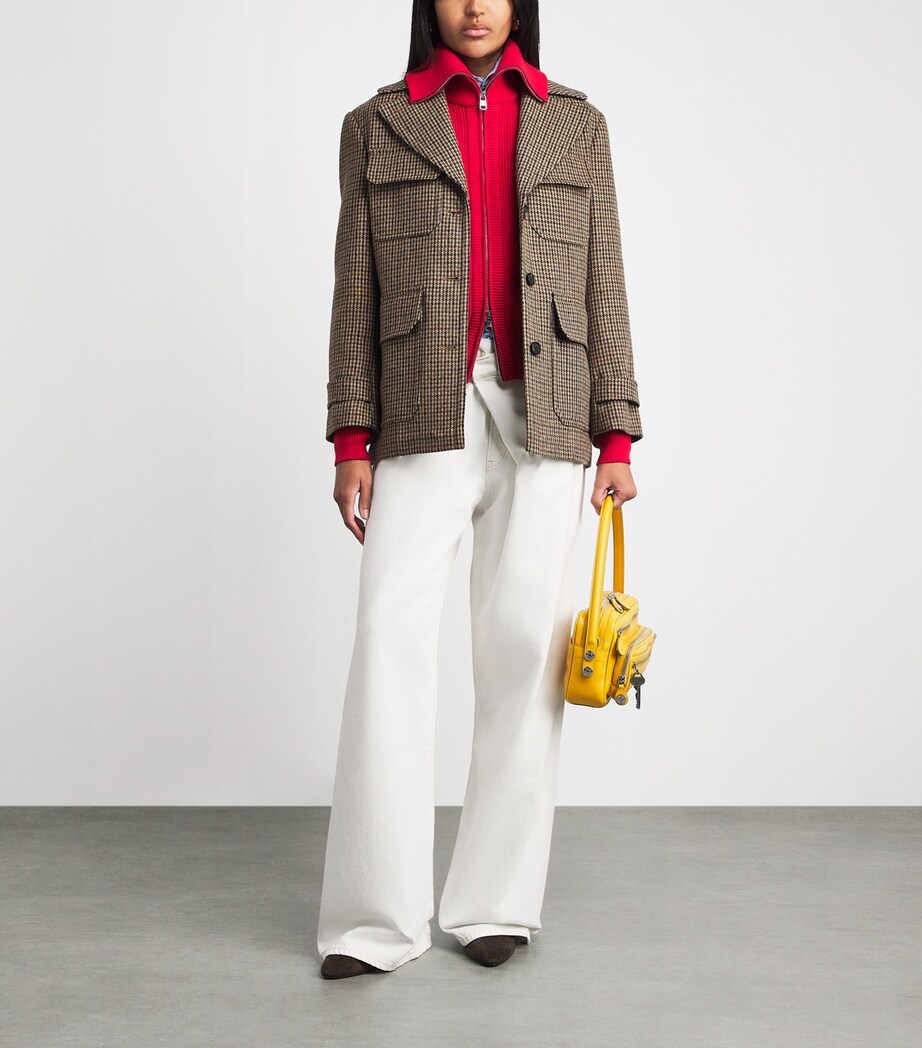 FRAME Crossover Wide-Leg Jeans Au Natural Clean Image 2