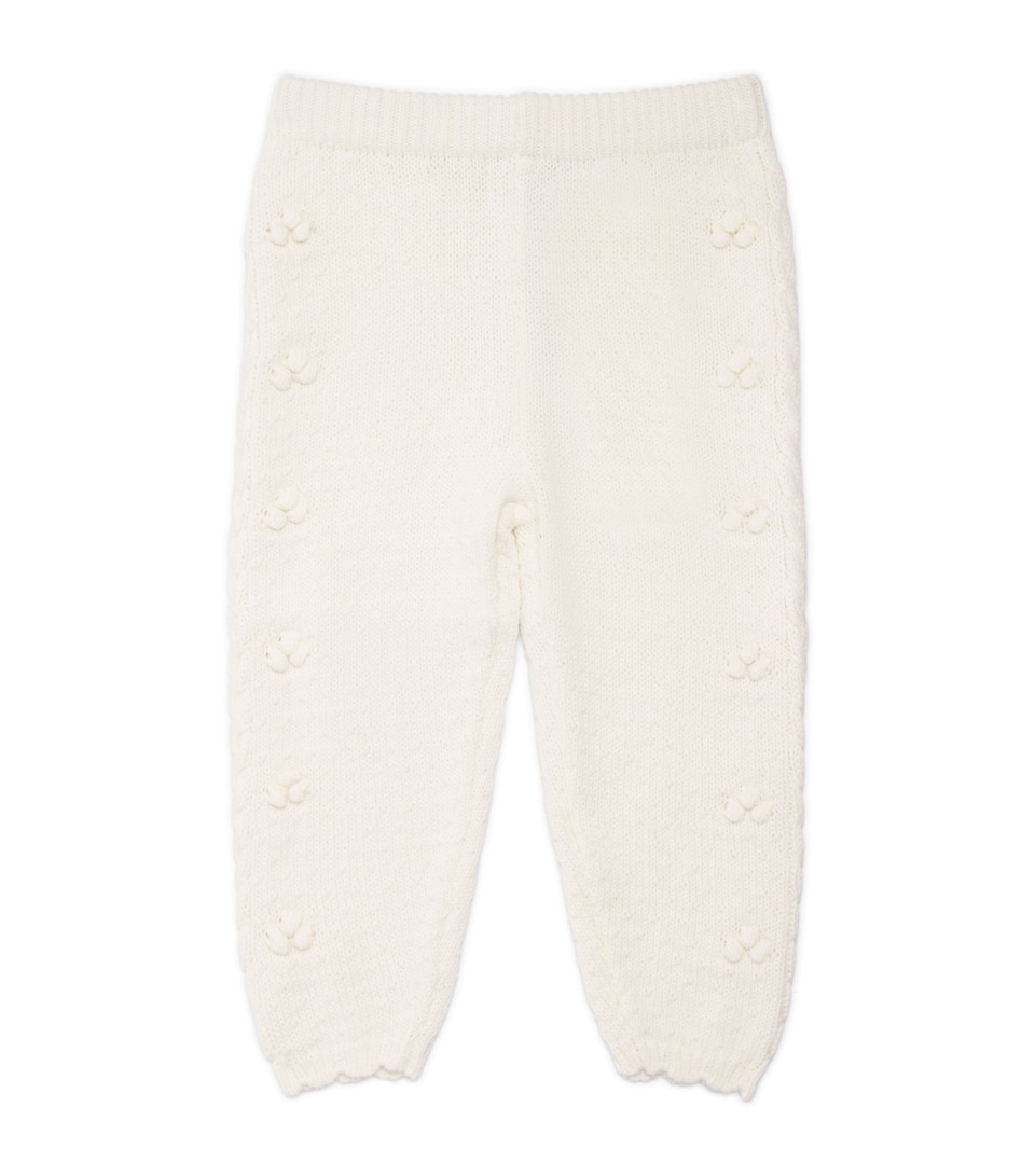 Louise Misha Cotton Molda Leggings (3-24 Months) Cream