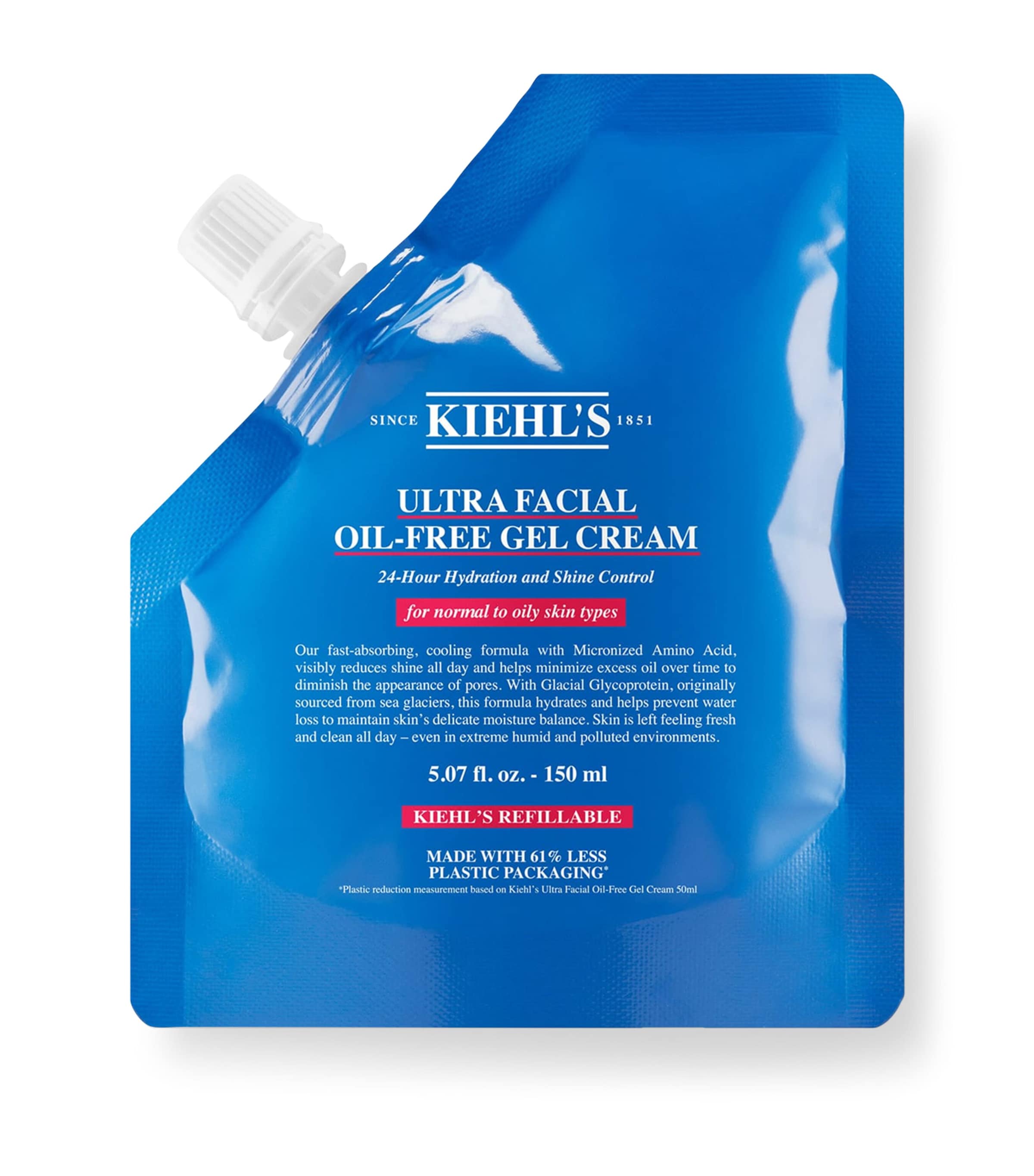 Kiehl's Since 1851 Ultra Facial Cream Oil Free Gel-cream - Refill In White