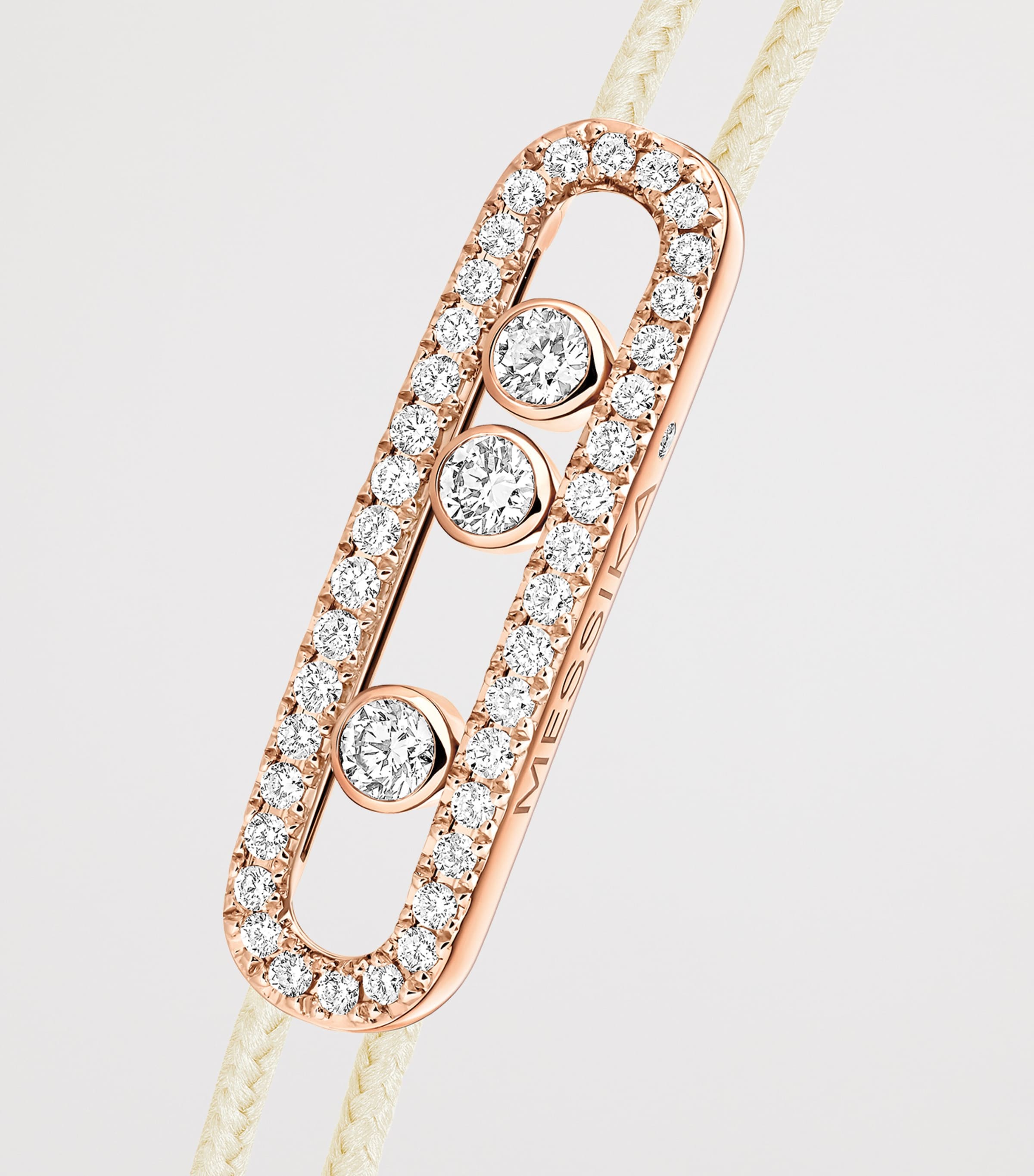 Messika Messika Care(s) Rose Gold and Diamond Bracelet (0.26ct) Pink Gold Image 3