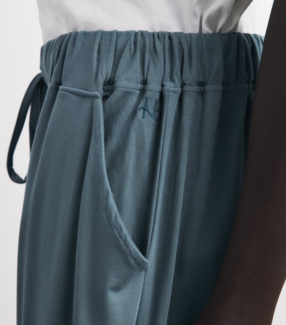 Homebody Mens Drawstring Pyjama Bottoms Teal Mist Image 3