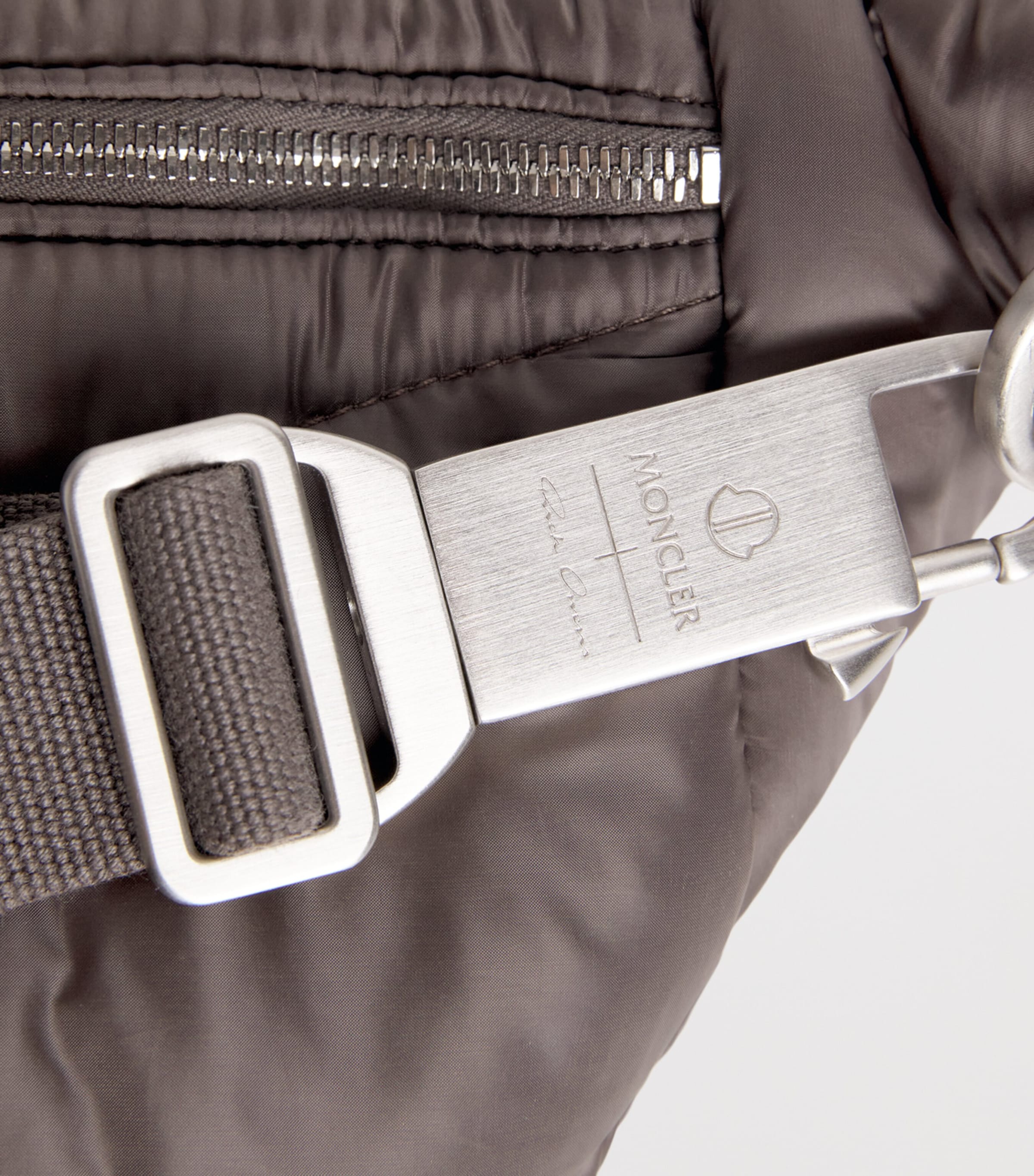 Rick Owens x Moncler Down Marsupio Belt Bag Dark Dust Image 4