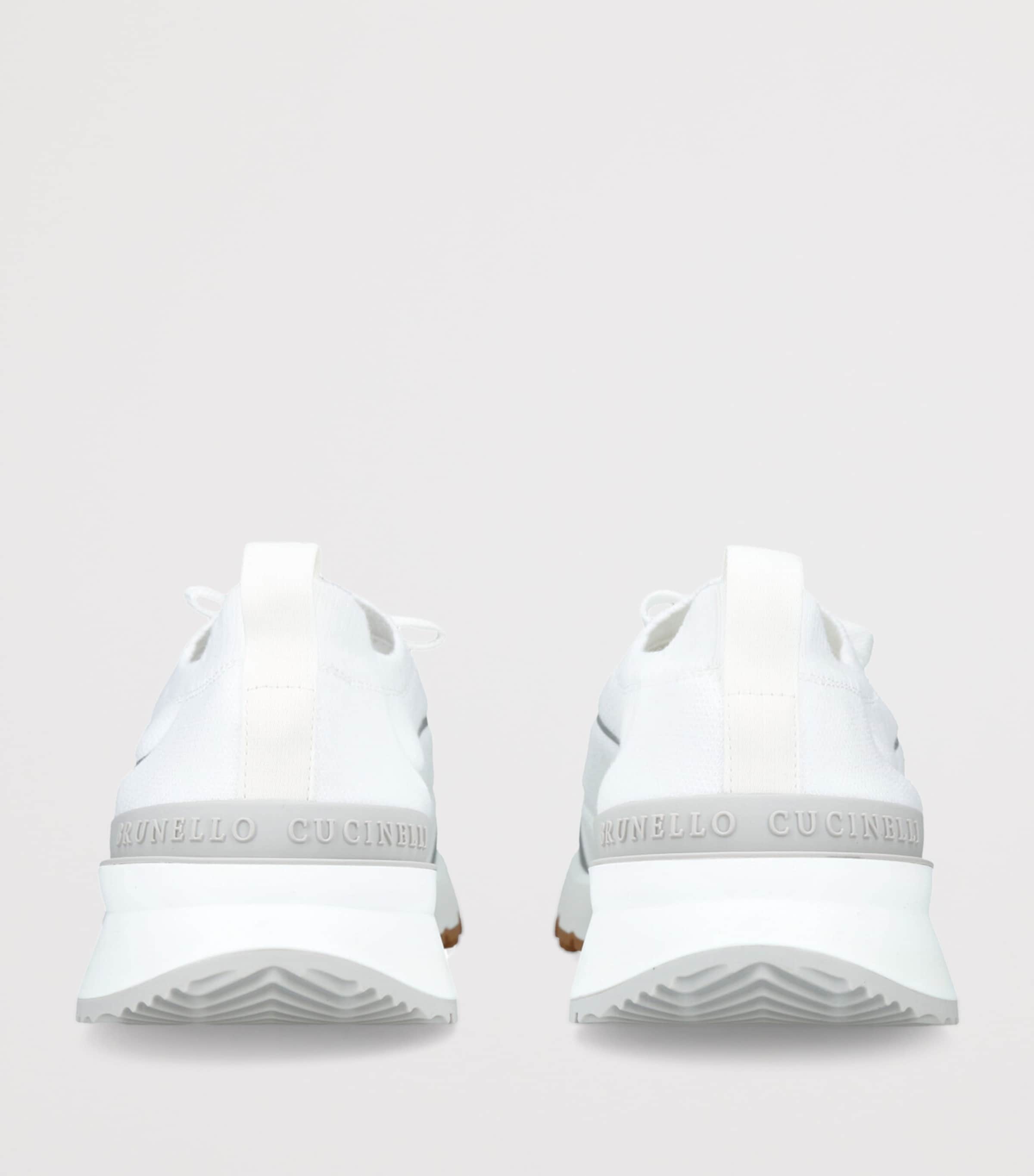 Knitted Sportiv Sneakers WHITE Image 2