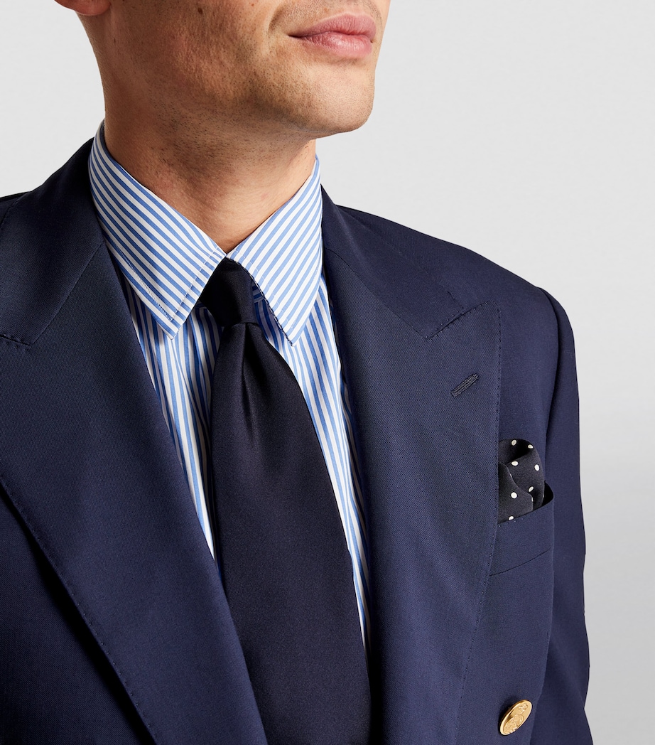 Silk Tie DARK NAVY Image 2