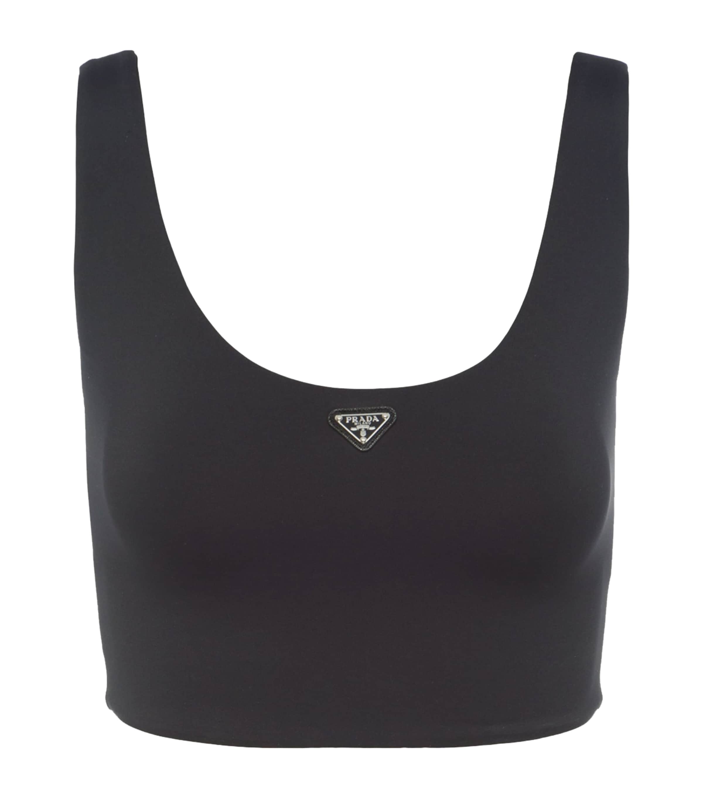 Sleeveless Triangle Crop Top F0002 Image 1