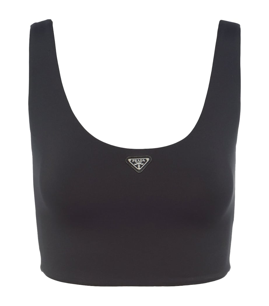 Sleeveless Triangle Crop Top F0002 Image 1