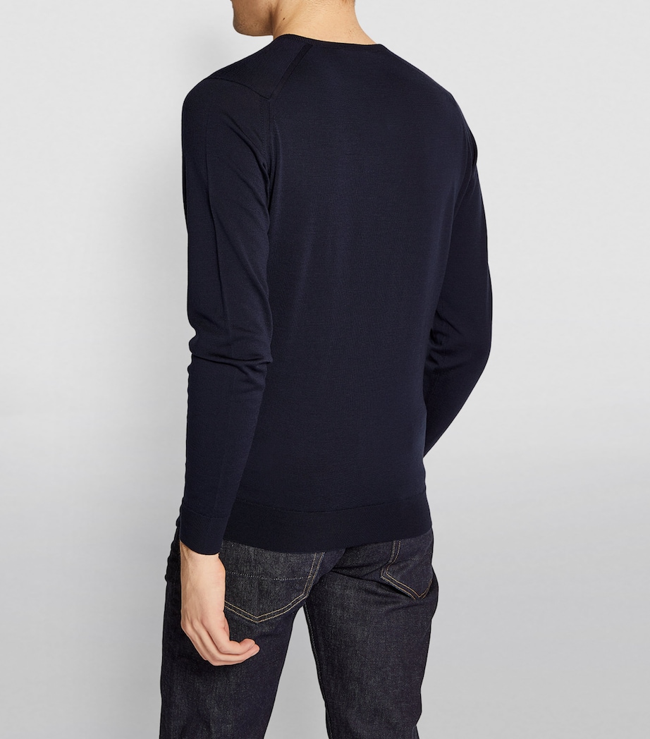 Merino Wool Blenheim Sweater MIDNIGHT Image 3