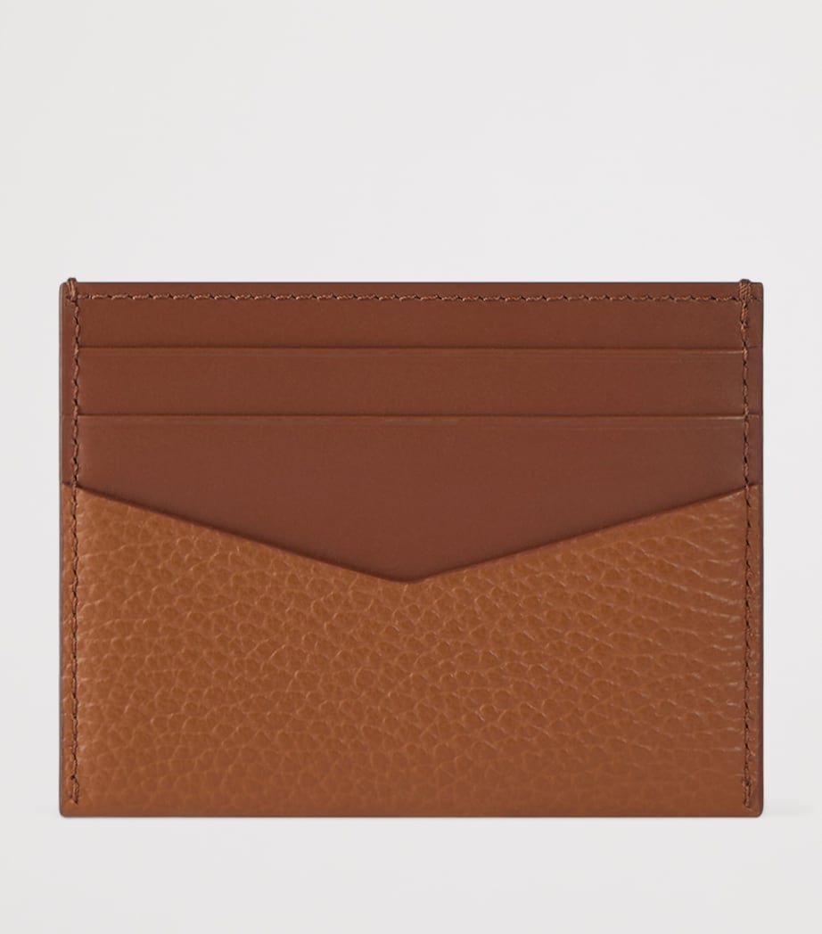 Leather 2X3CC Card Holder HAZEL Image 2