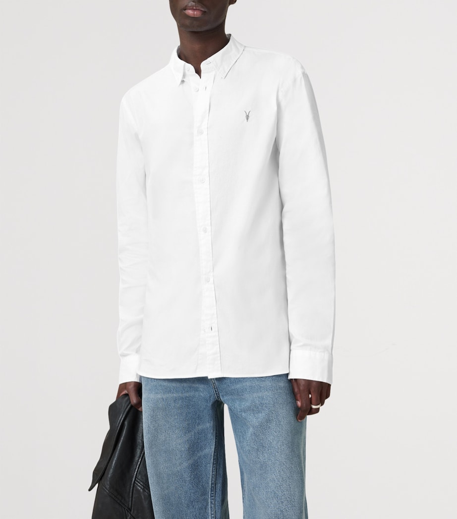 Stretch-Cotton Hawthorne Shirt WHITE Image 5