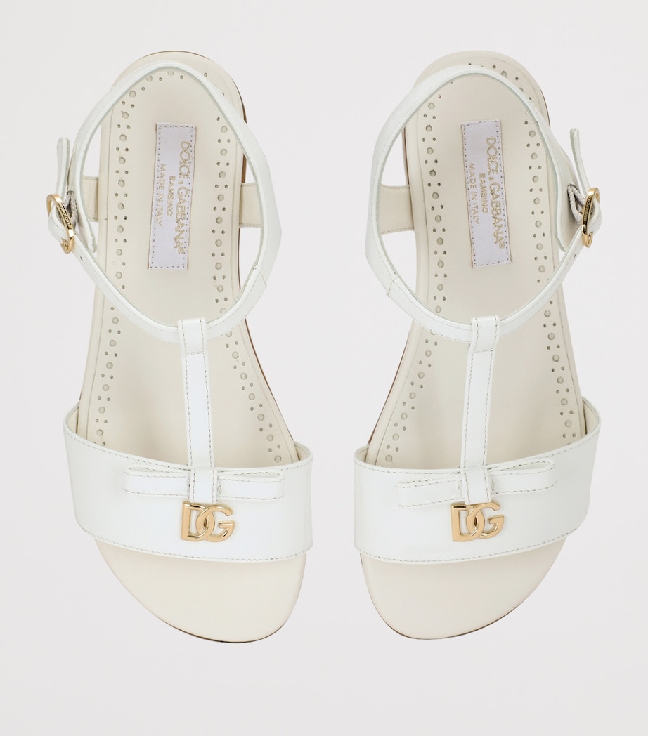 Patent Leather DG Sandals 87682-LATTE 1 Image 3