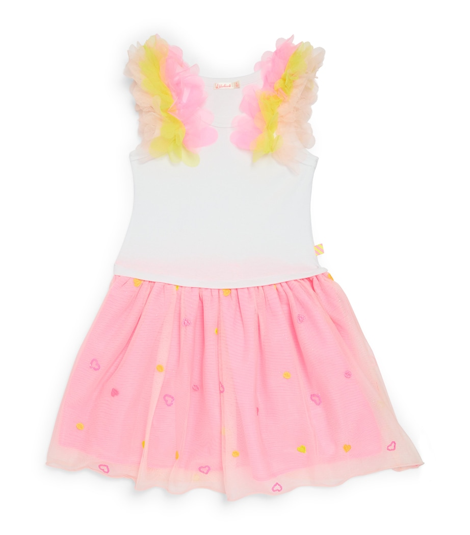 Tulle Embroidered Dress (2-12 Years) 10P WHITE Image 1