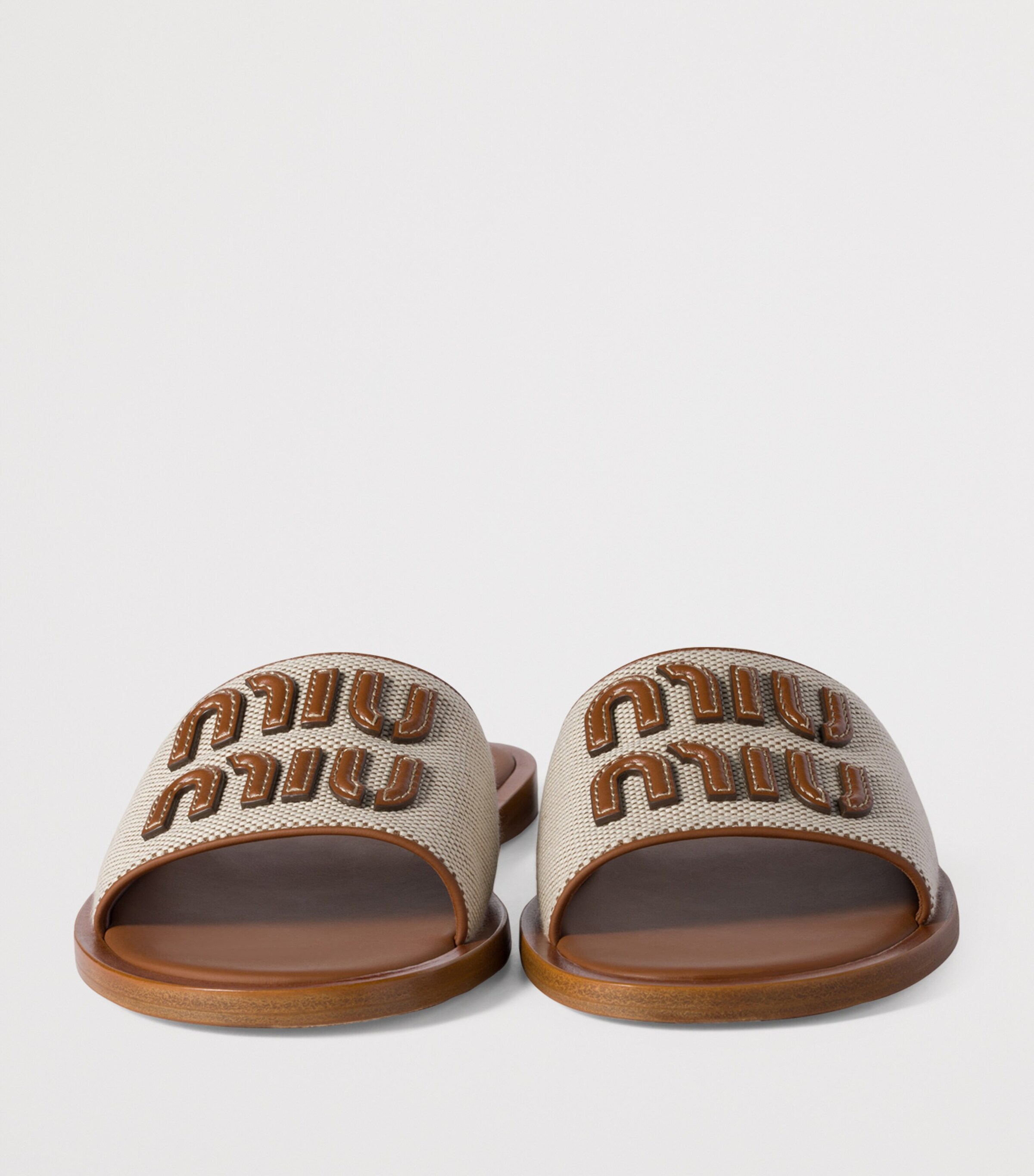 Canvas and Leather Logo Slides F062F Image 4