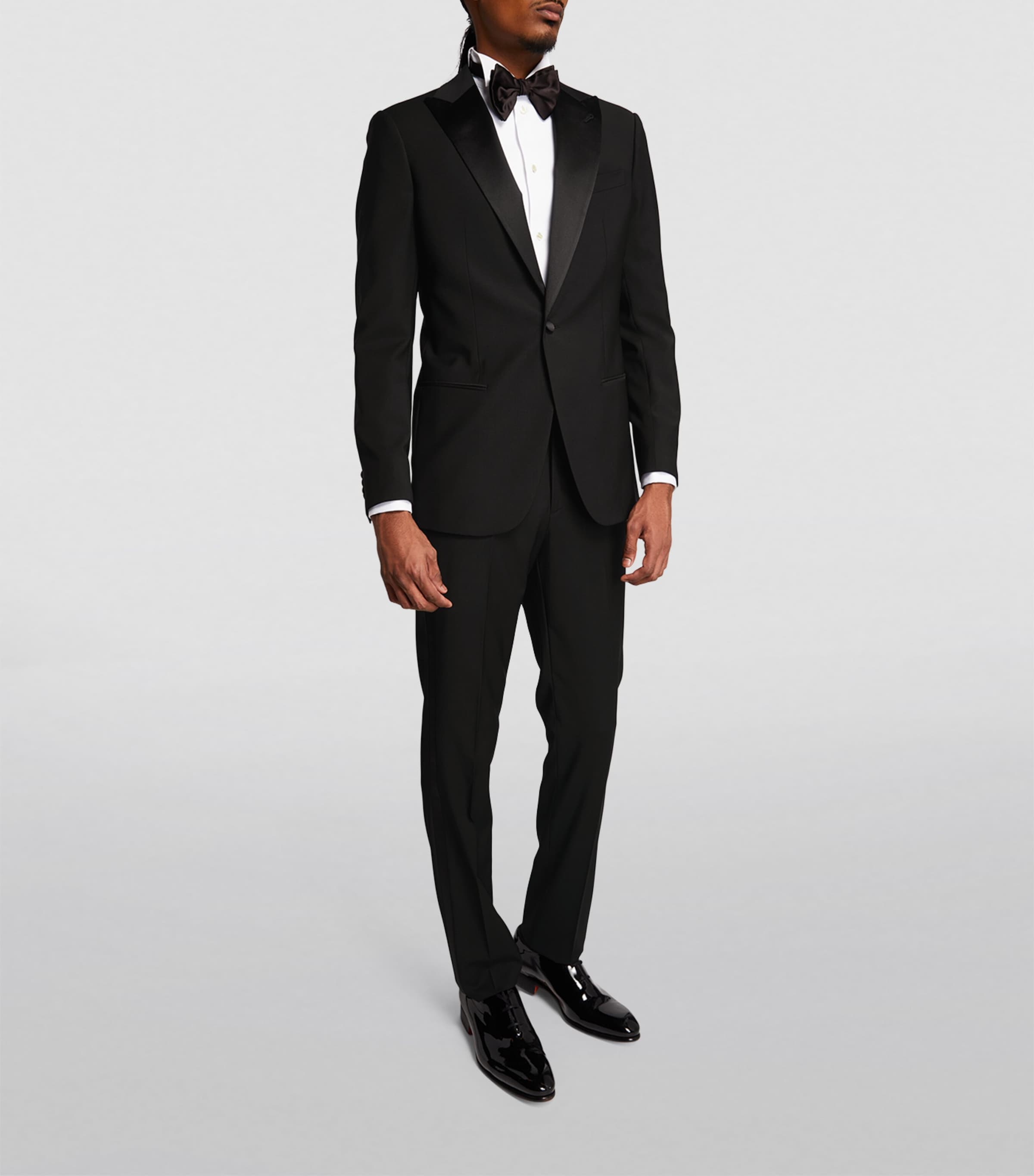 Virgin Wool-Silk 2-Piece Soho Tuxedo UC99 Image 2