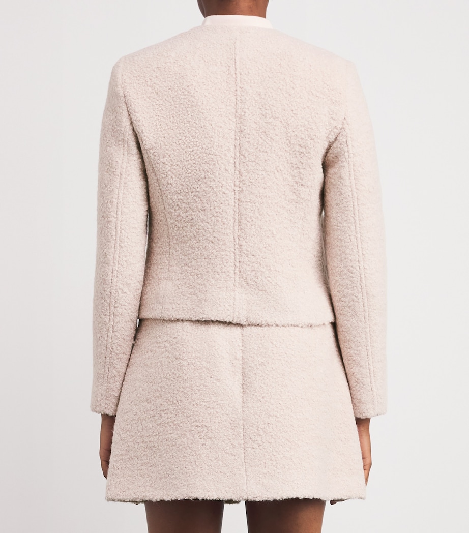 Alpaca-Cashmere Brushed Bouclé Lana Jacket BLUSH Image 4