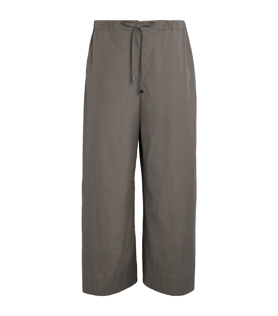 Cotton Drawstring Trousers MEDIUM GREY Image 1