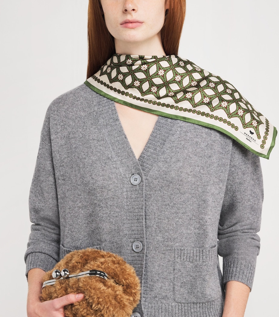 Virgin Wool Cardigan MEDIUM GREY Image 6