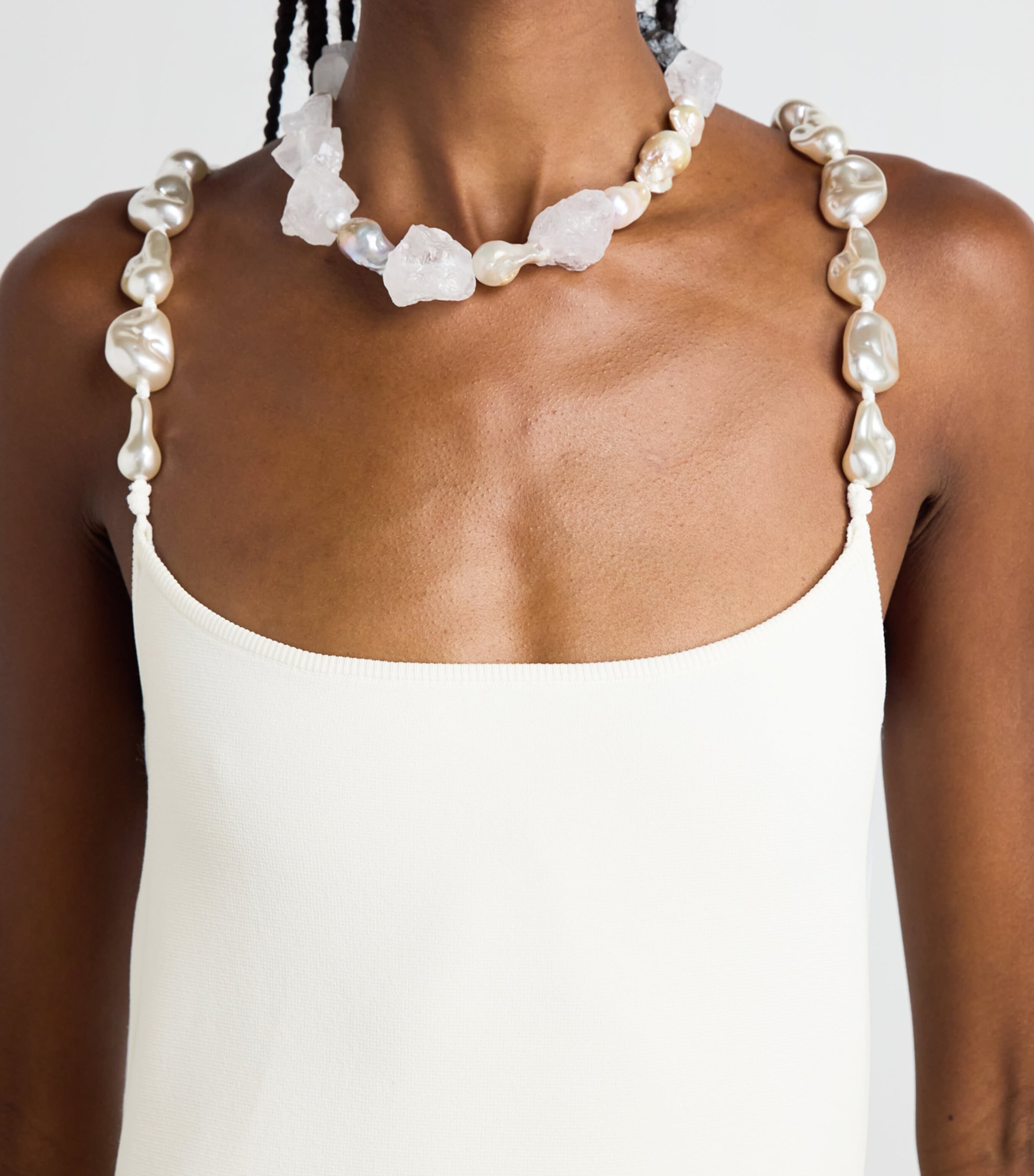 Cult Gaia Womens Knitted Finley Maxi Dress Off White Image 5