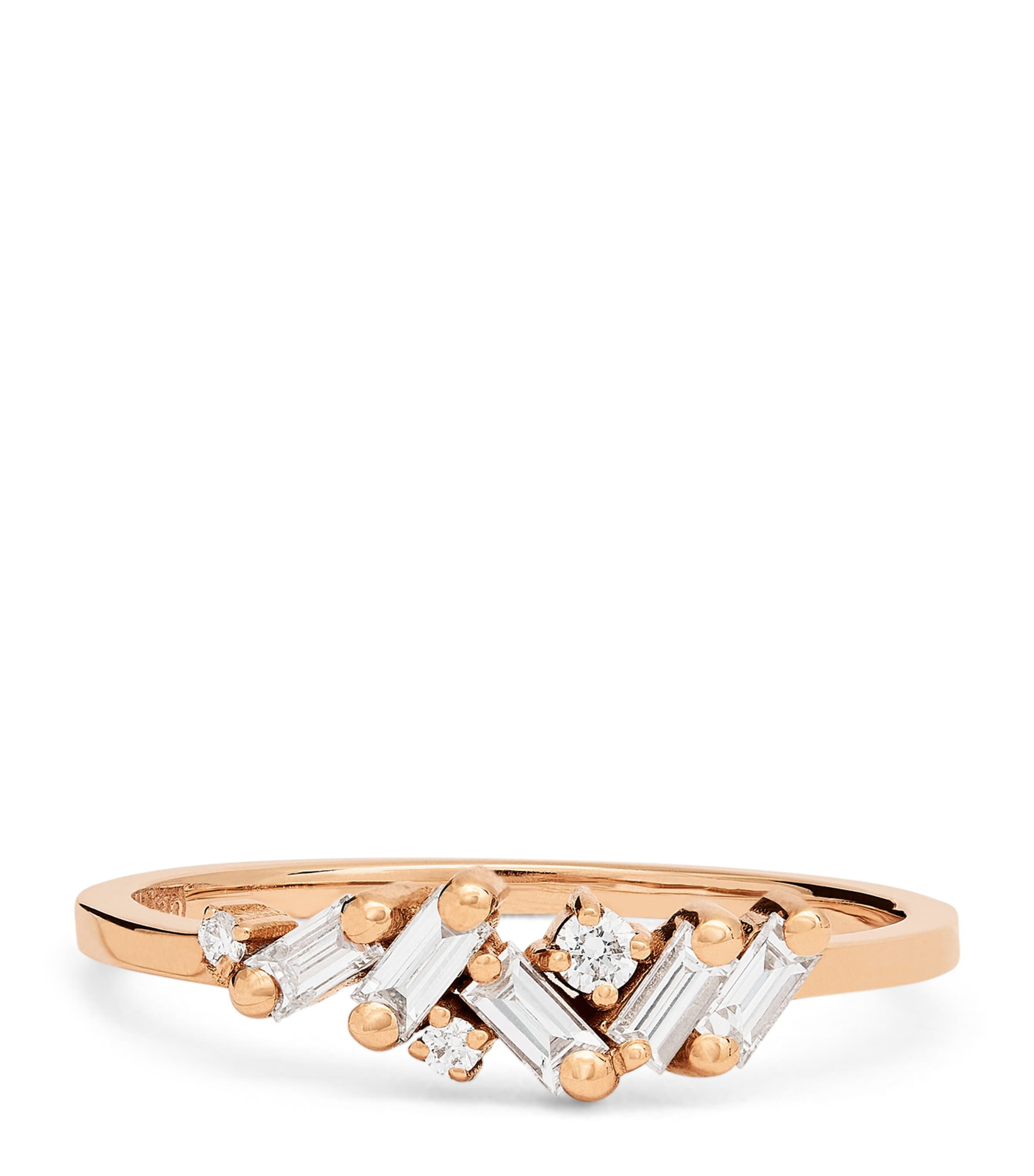 Rose Gold and Diamond Frenzy Ring 18K RG/WD Image 1