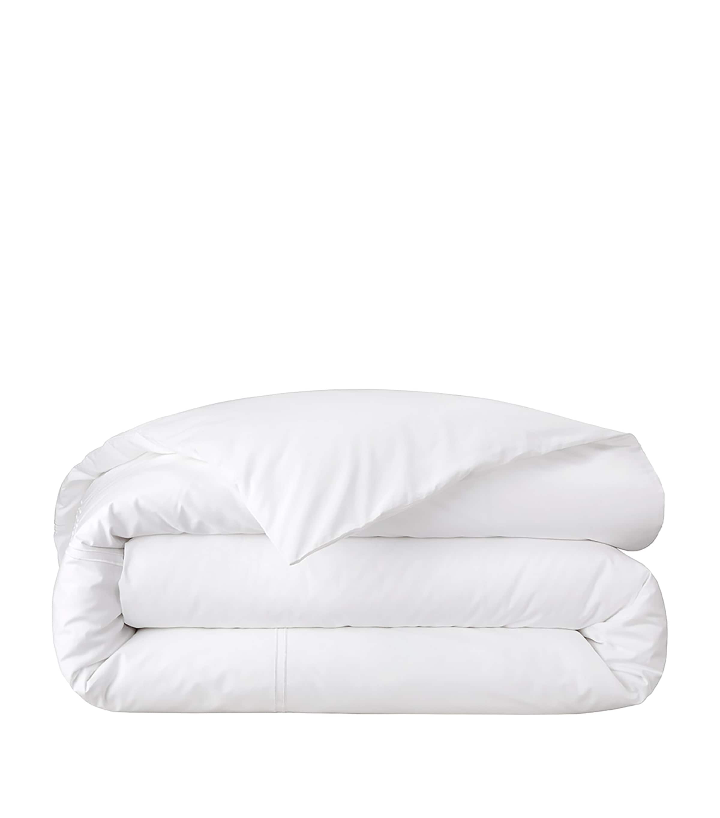 Organic Cotton Duo Blanc Super King Duvet Cover (260cm x 220cm) BLANC Image 2