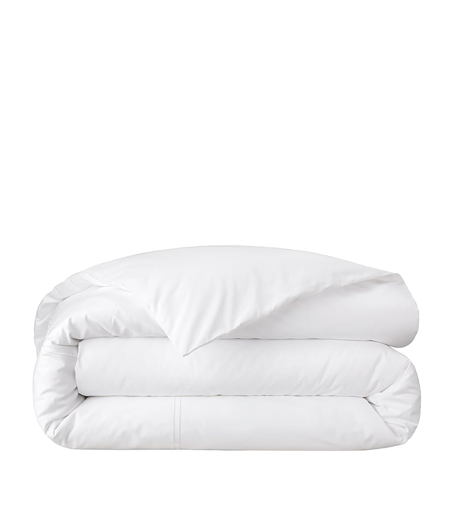 Organic Cotton Duo Blanc Super King Duvet Cover (260cm x 220cm) BLANC Image 2