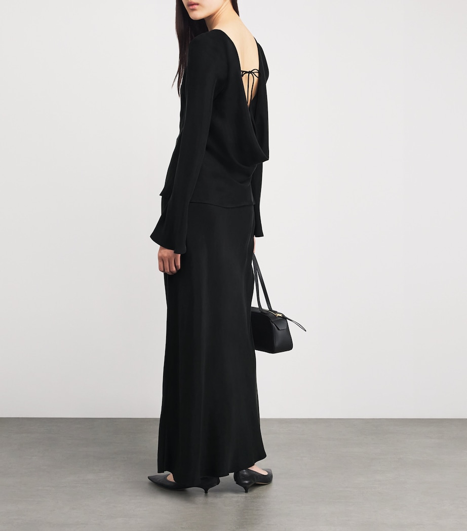 Open-Back Laura Top 050 BLACK Image 2