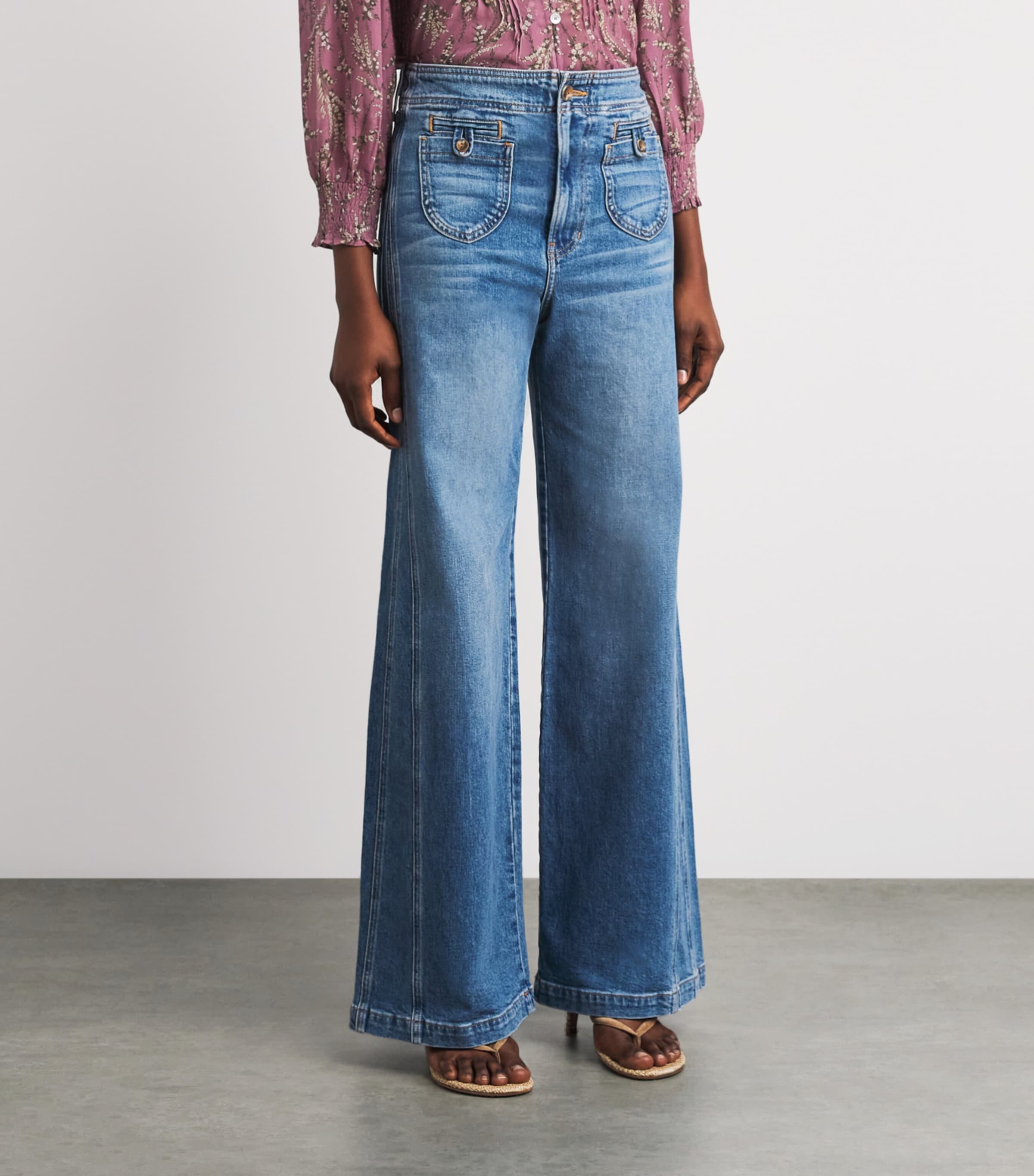 Veronica Beard Womens Taylor Jeans Sneak Peek Image 4