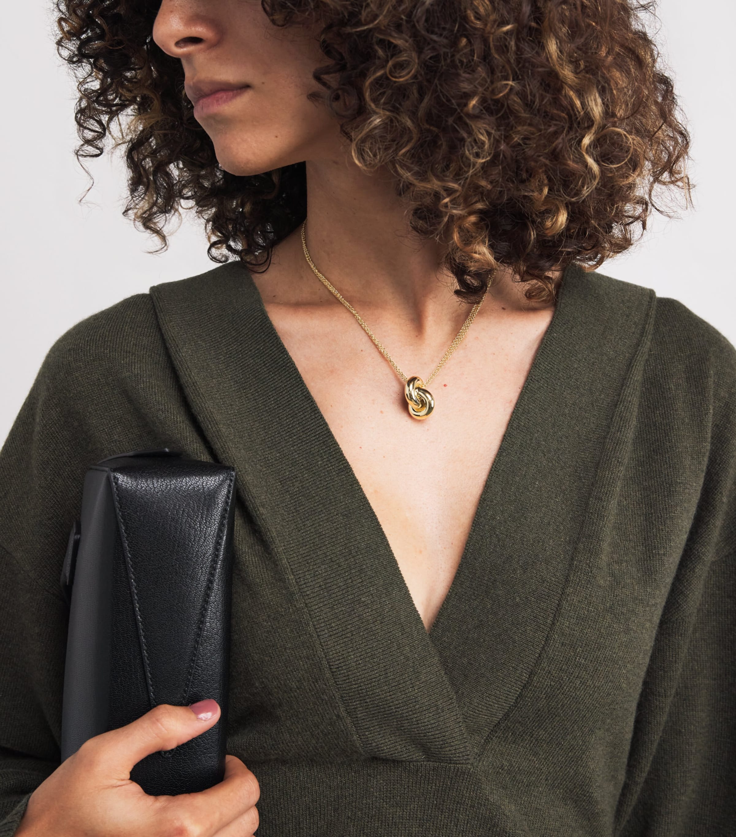 Yellow Gold Legacy Knot Necklace YELLOW GOLD Image 2