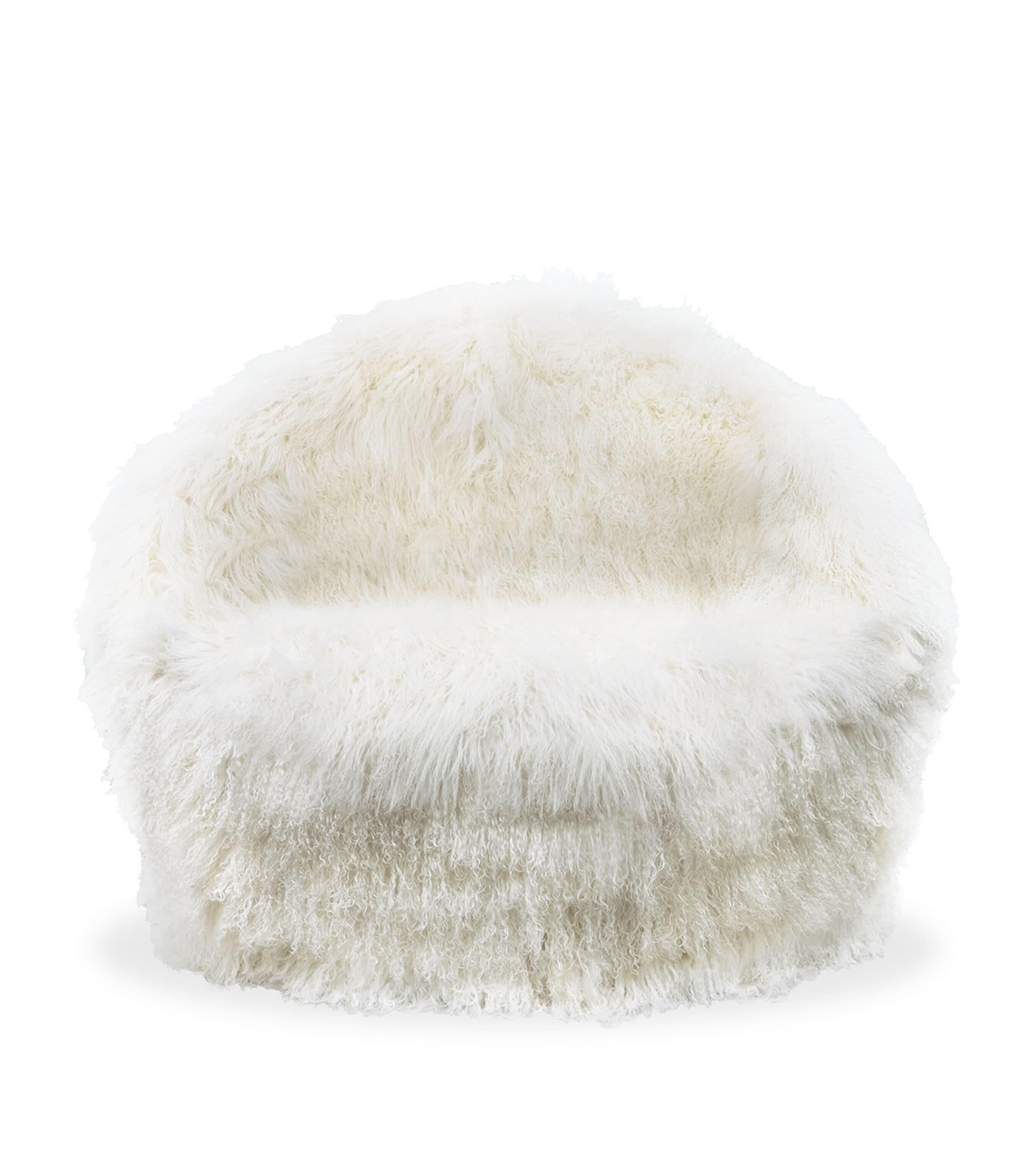BAXTER MONGOLIAN WOOL ARTIK ARMCHAIR
