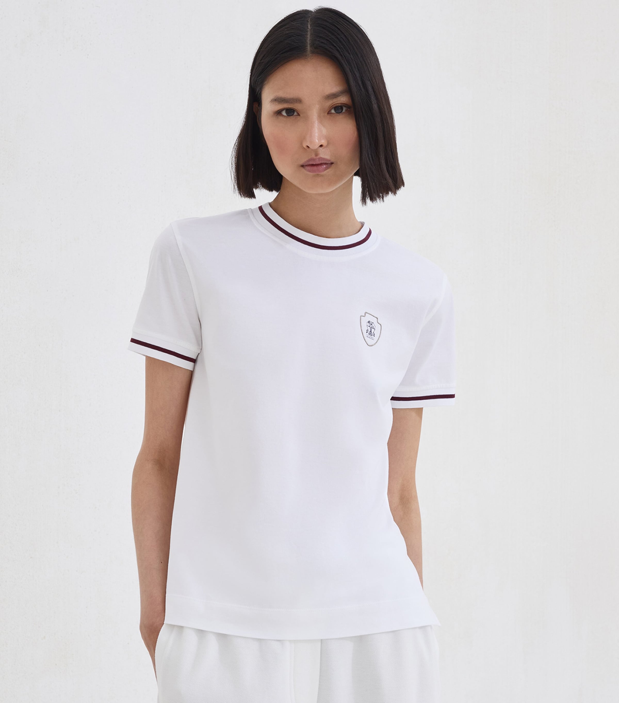 Cotton Jersey Logo T-Shirt CGV62 Image 2