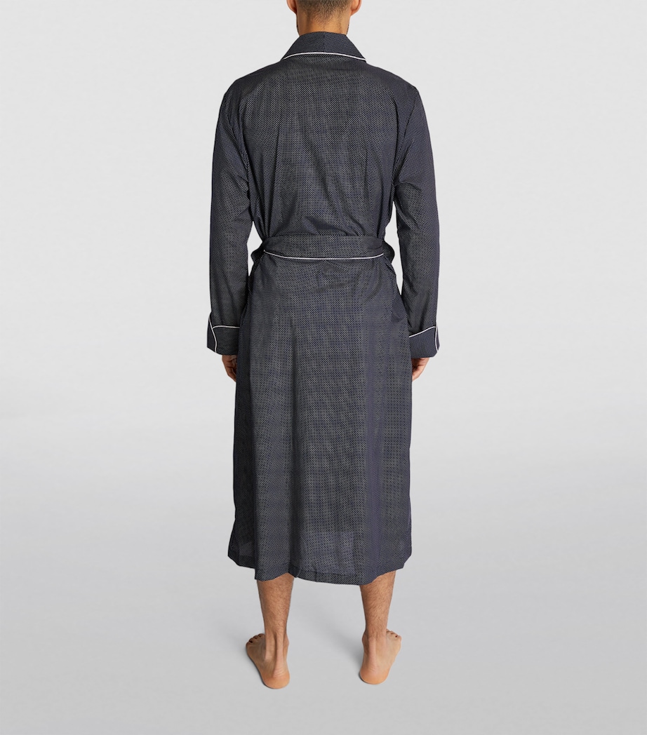 Polka-Dot Dressing Gown NAVY Image 3