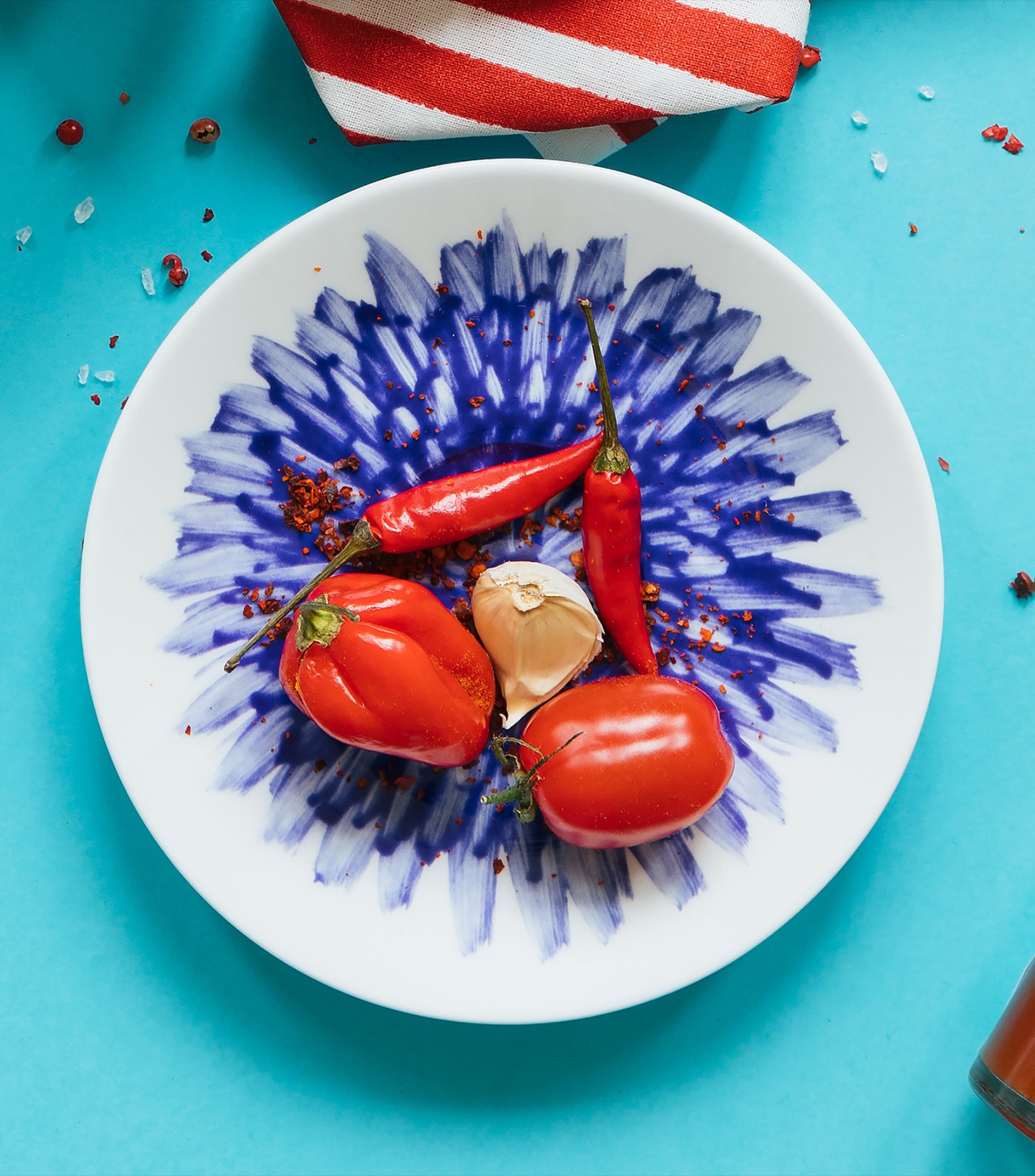 In Bloom Plate (16cm) BLEU Image 2