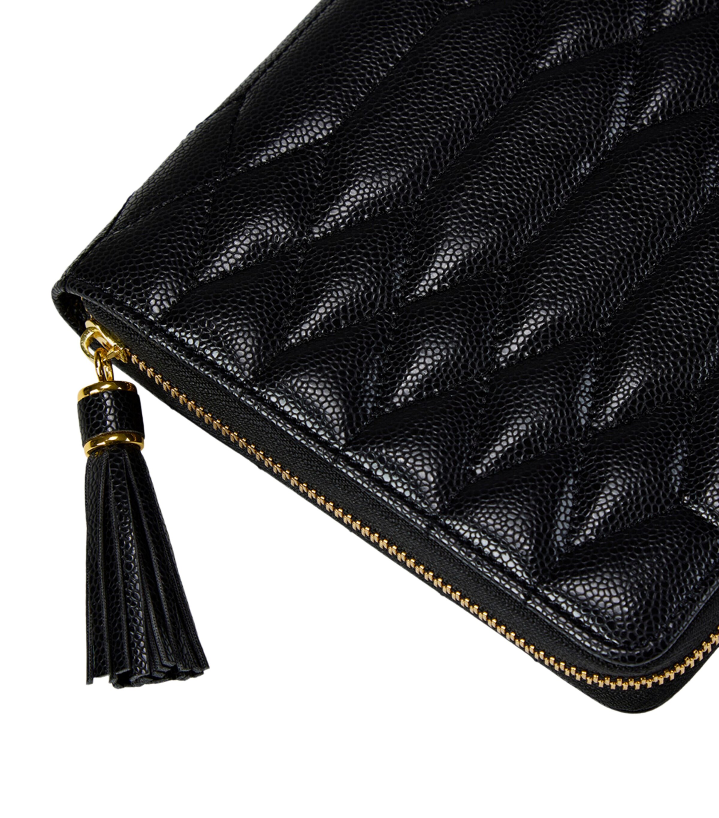 WOLF Large Lauren Portfolio Jewellery Case Black Image 6