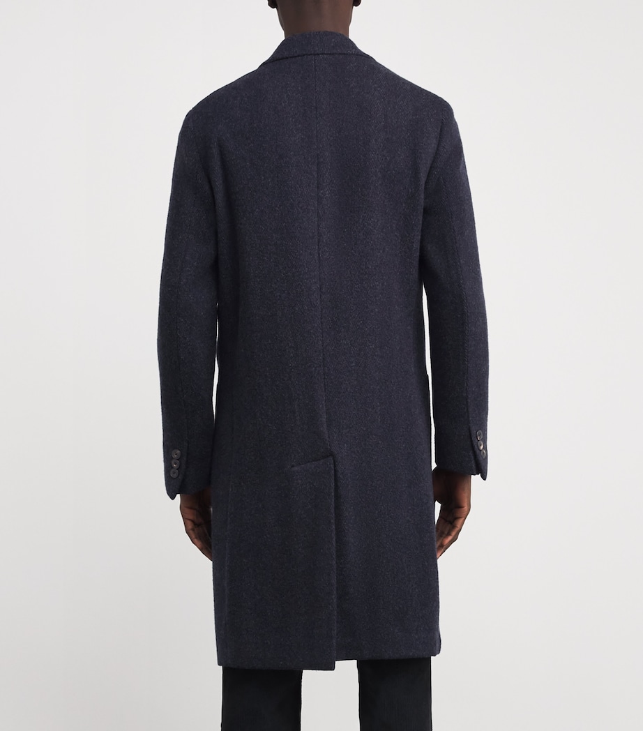 Wool-Blend Double-Breasted Coat FB015 Image 4