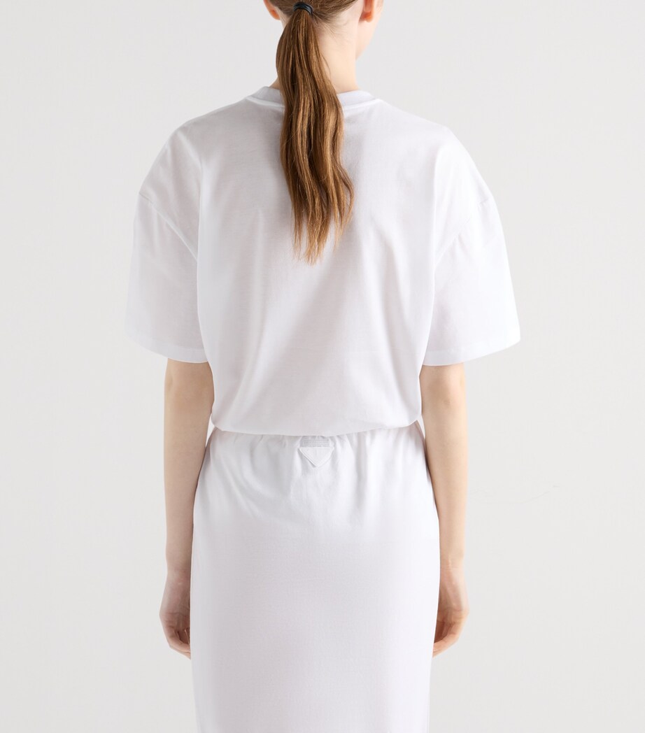 Cotton Jersey Oversized T-Shirt F0009 Image 5