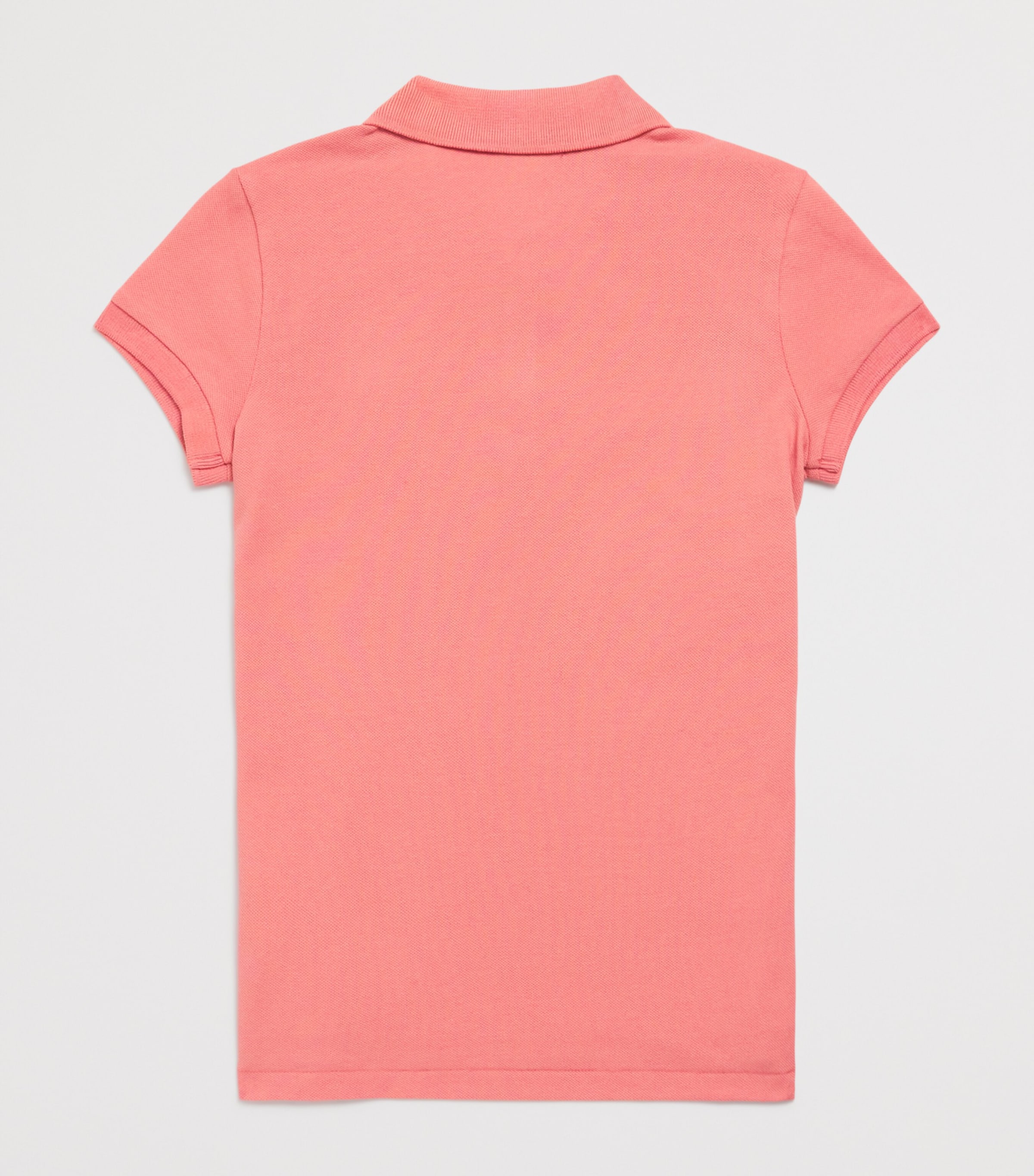 Cotton Polo Pony Polo Shirt (7-14 Years) PINK Image 2