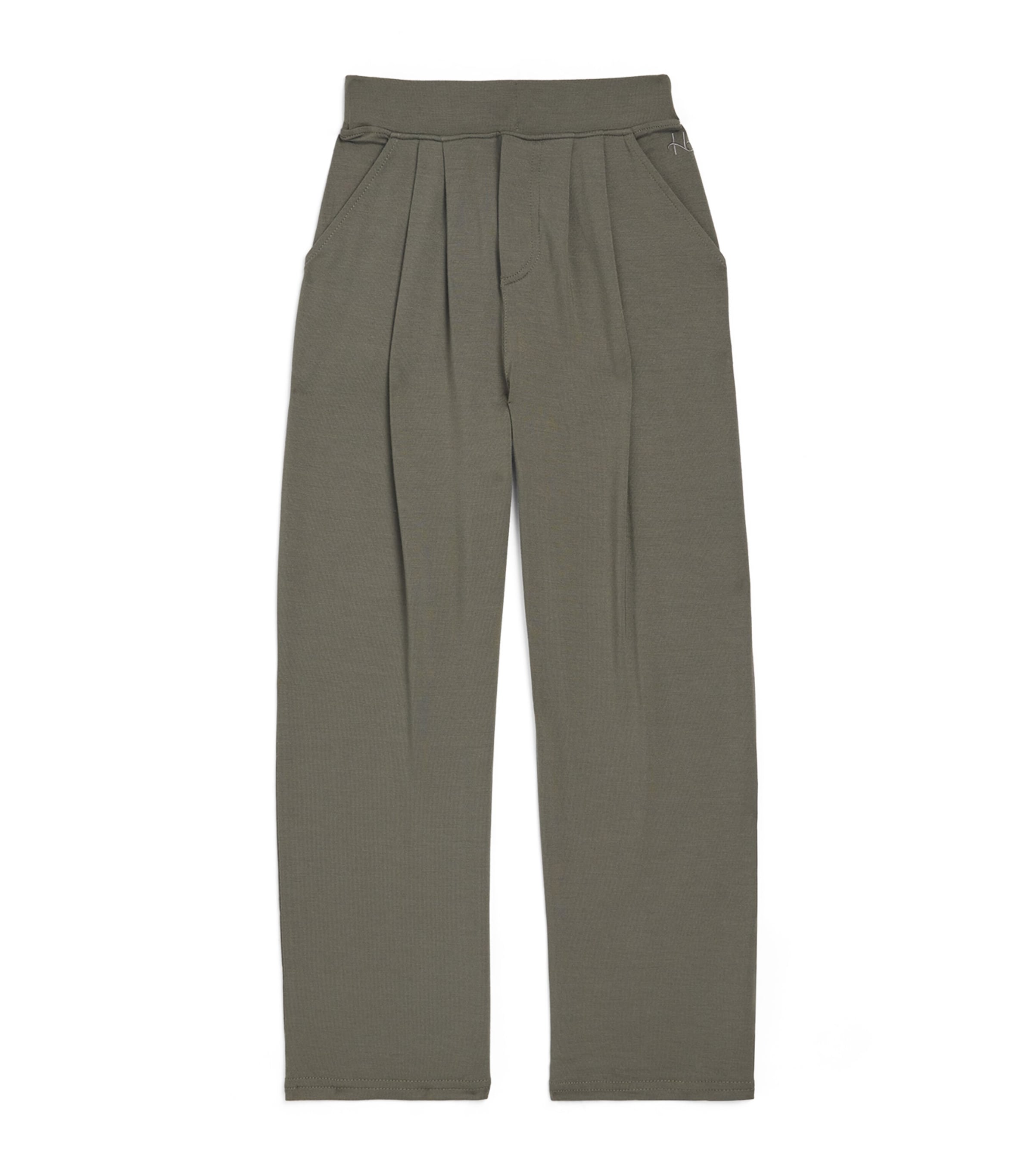 Homebody Kids Jersey Marlow Pyjama Bottoms (4-16 Years) Charred Green Image 1