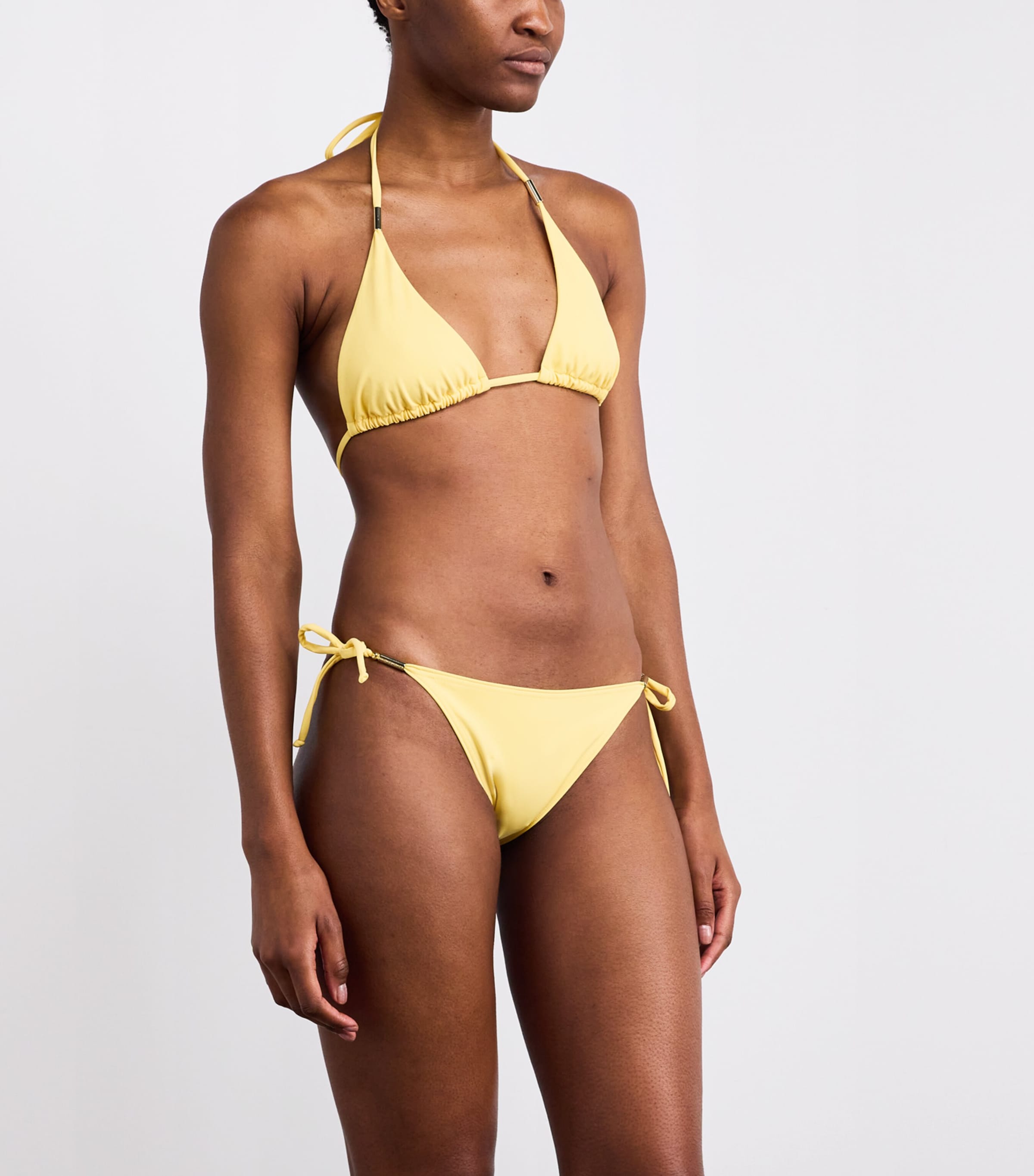 Side-Tie Bikini Bottoms 100 JAUNE/YELLOW Image 2