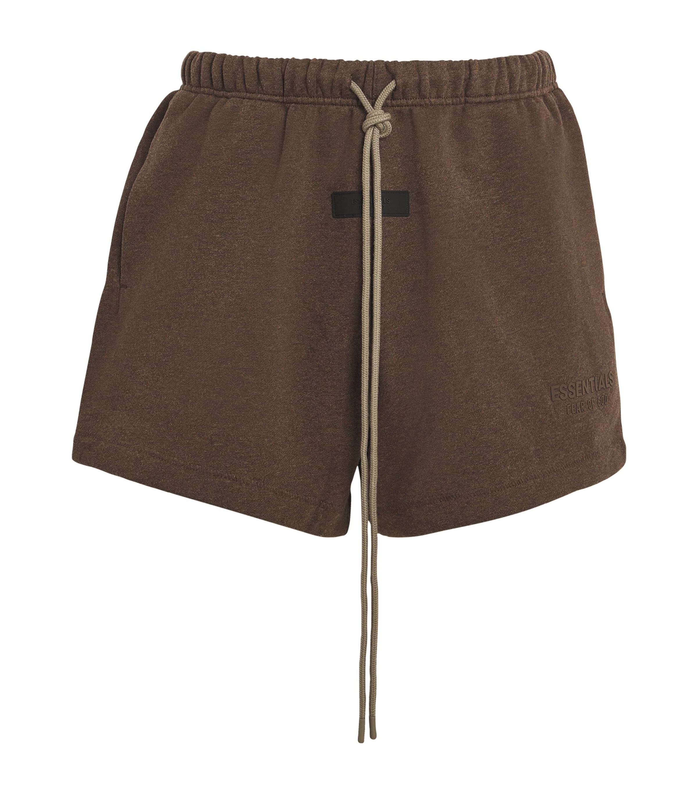 ESSENTIALS COTTON-BLEND SHORTS 