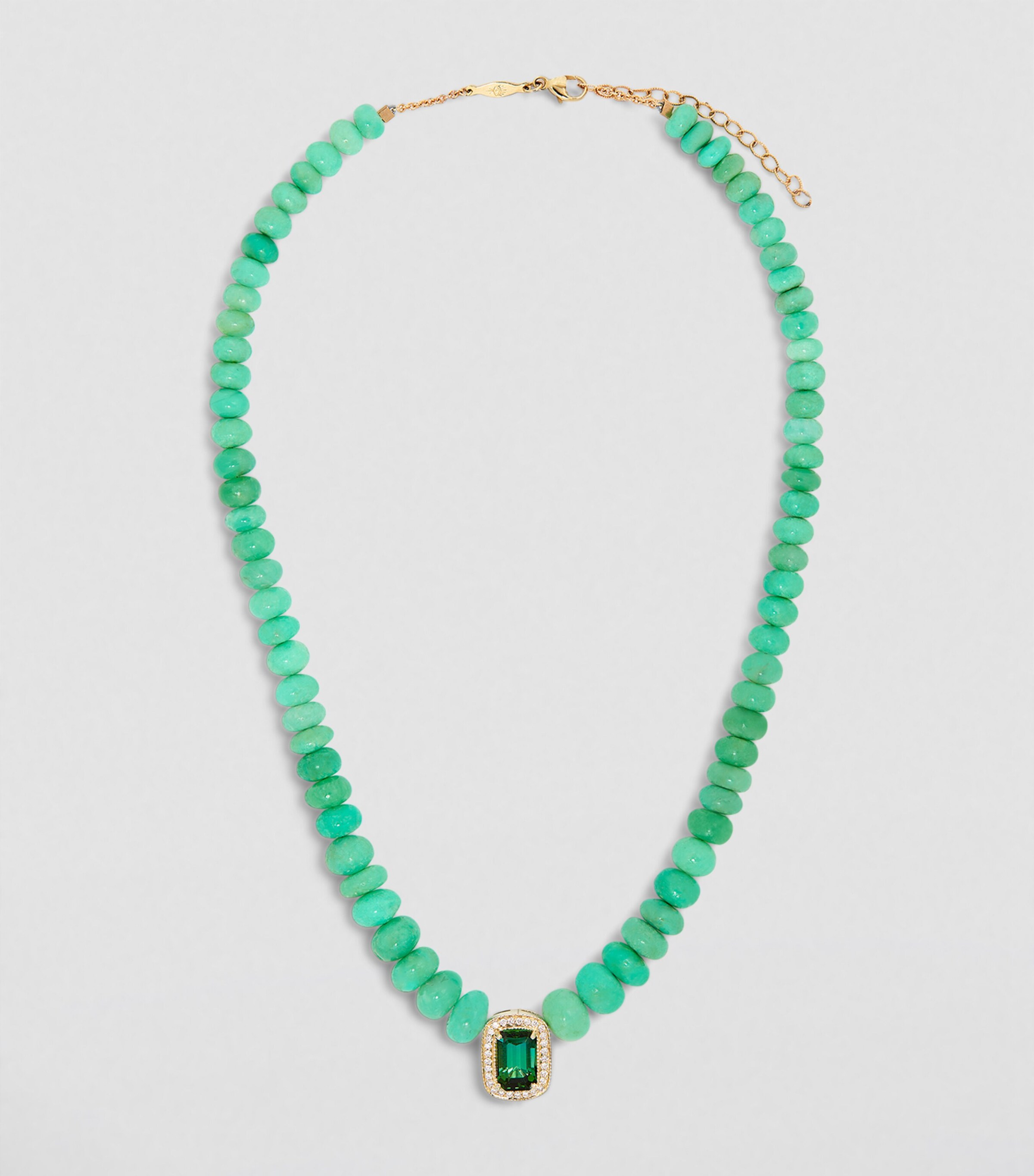 Jacquie Aiche Yellow Gold and Tourmaline Beaded Necklace Yellow Gold Image 2