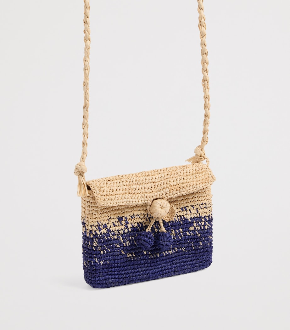 Bonpoint Raffia Cross-Body Bag Marine Image 4