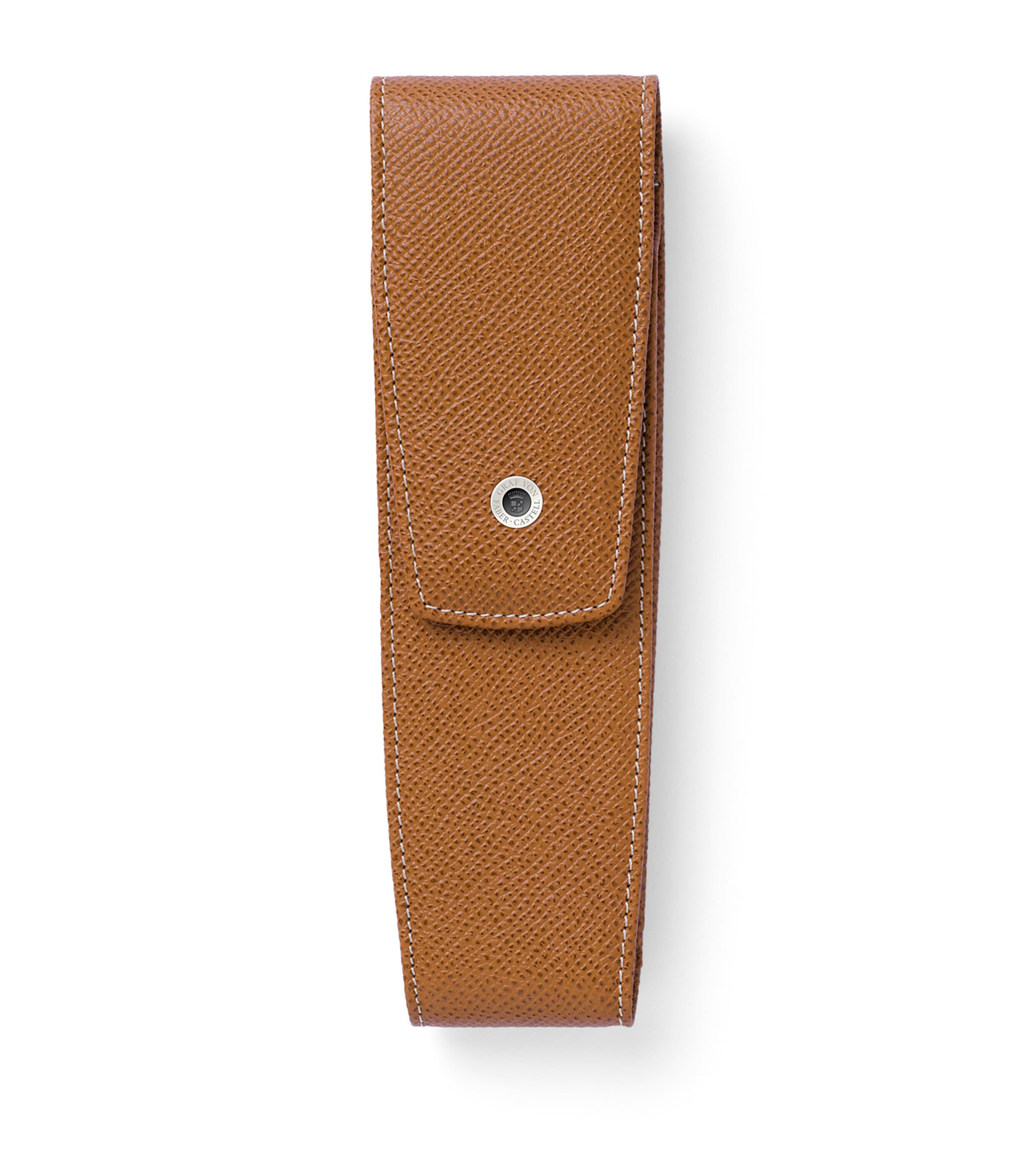 Graf von Faber-Castell Leather Epsom Pen Case Brown Image 2