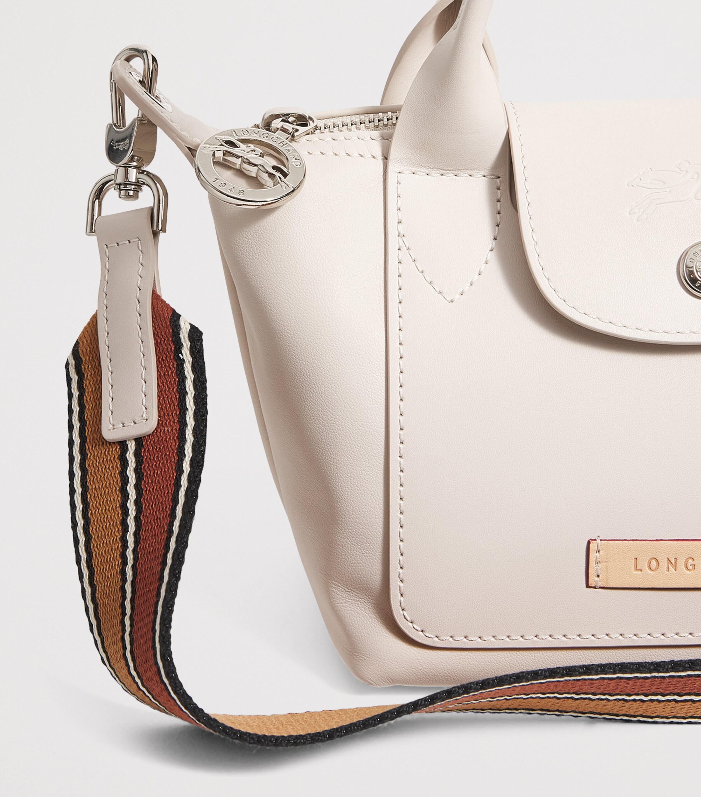 Longchamp Extra-Small Leather Le Pliage Du Jardinier Top