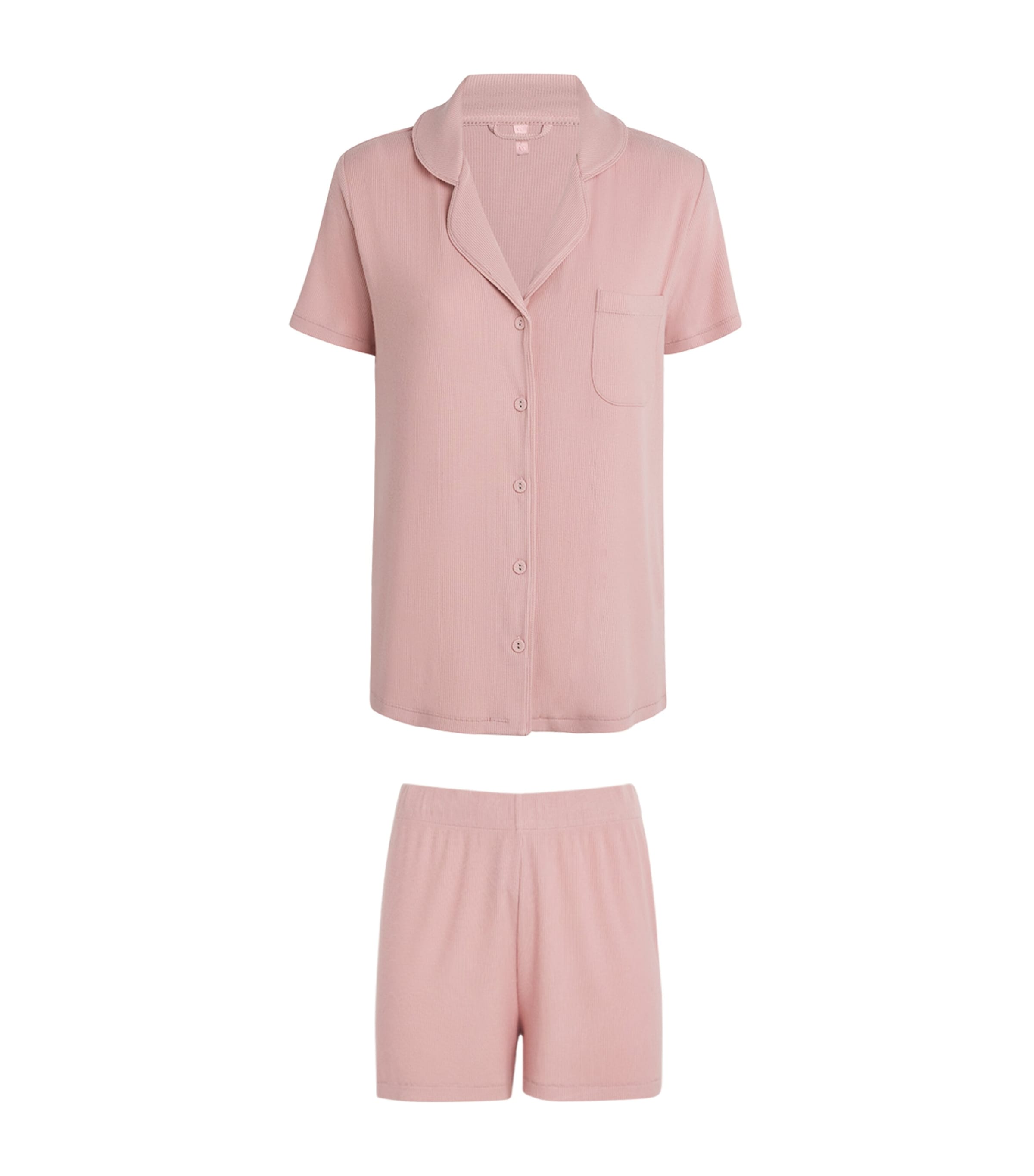 Skims Soft Lounge Short Pyjama Set In Pink